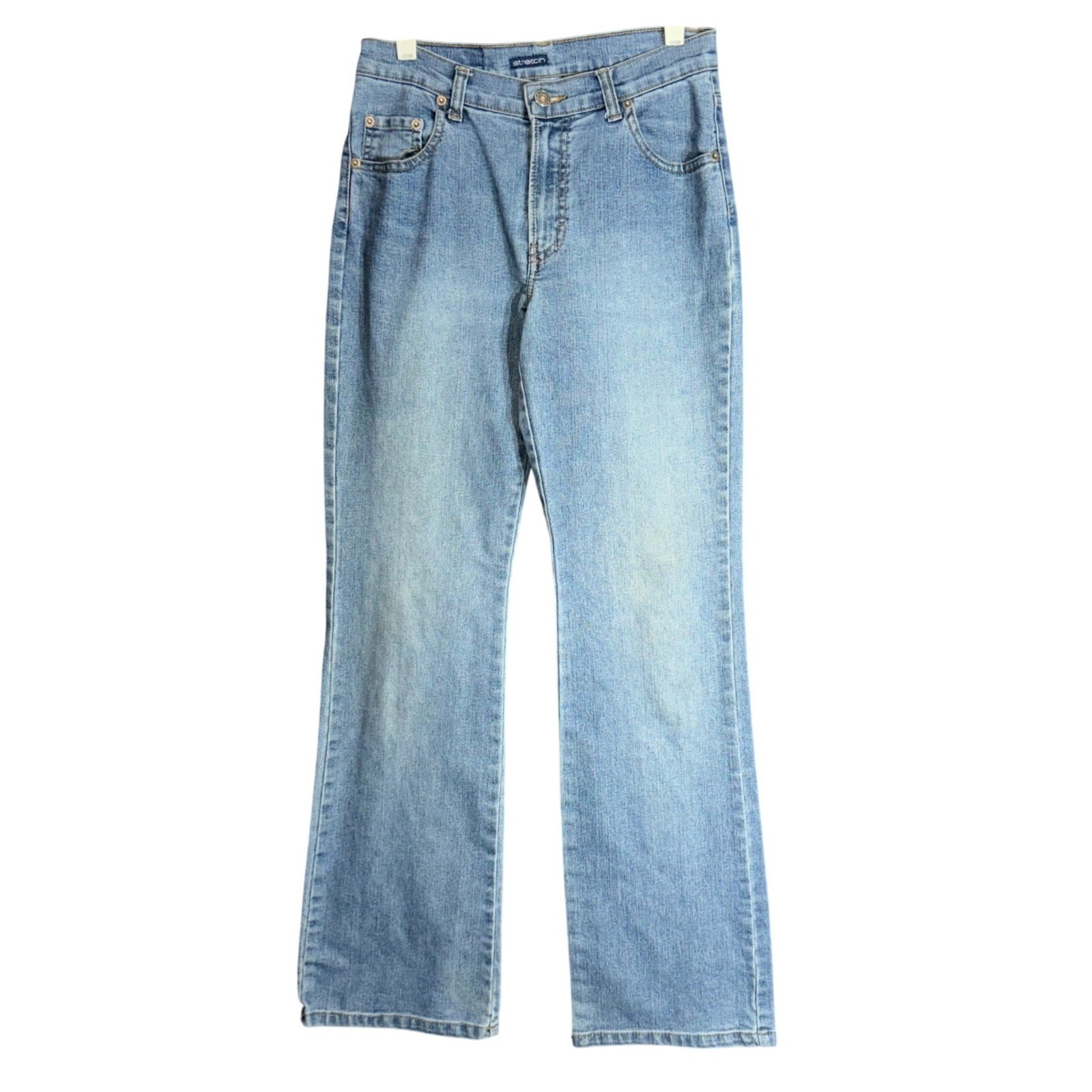 Jordache Womens Size 9/10 Stretch Bootcut Jeans Blue Denim Y2K Classic Casual