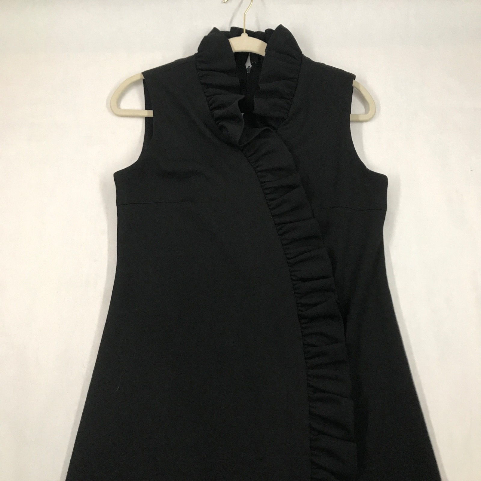 VTG International Ladies Garment Workers Union Dress Black Short Ruffle Size ?