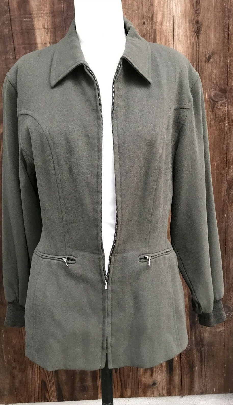 synonyme de georges rech made in france vintage New wool blazer EU 38