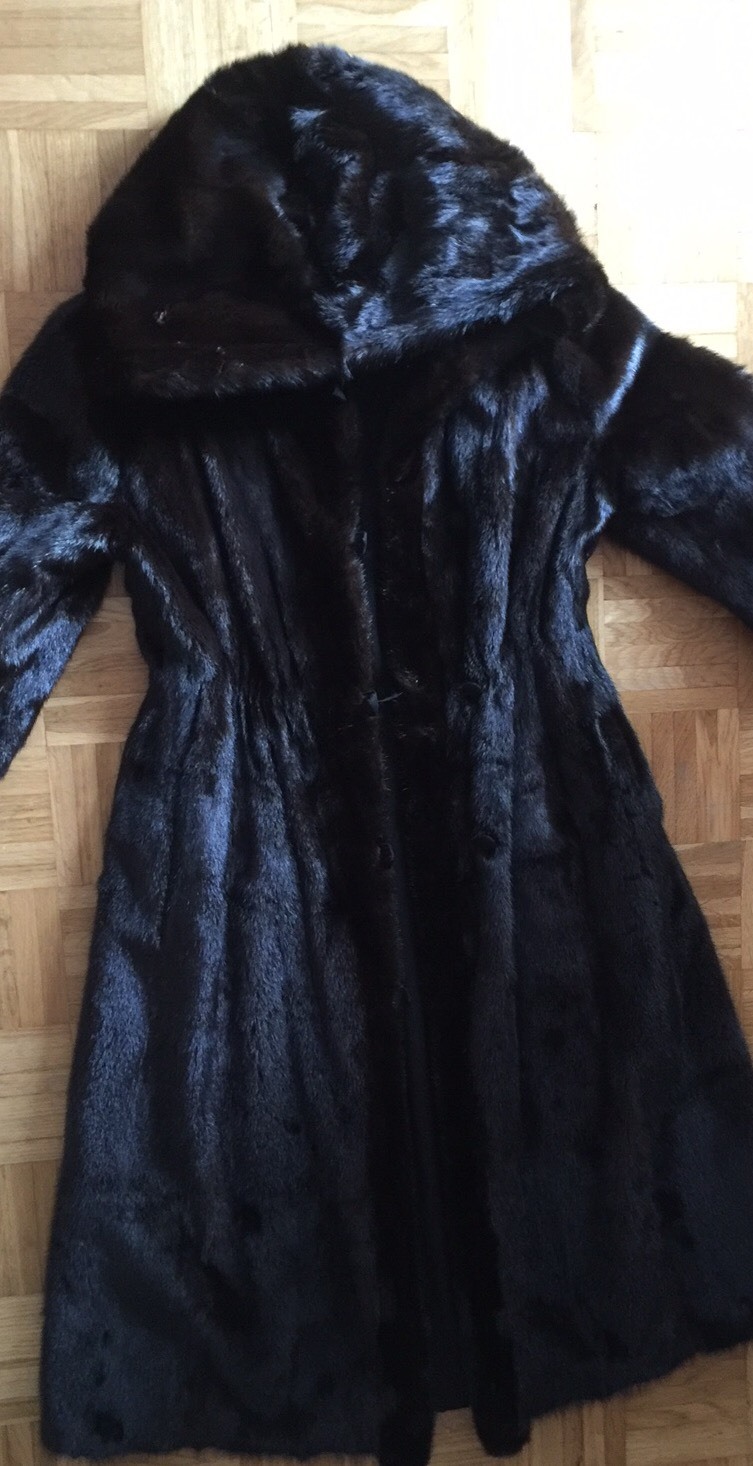 Vintage Mink Coat Mink Coat Saga Finland Indoor+Outdoor Wearable Hood 36