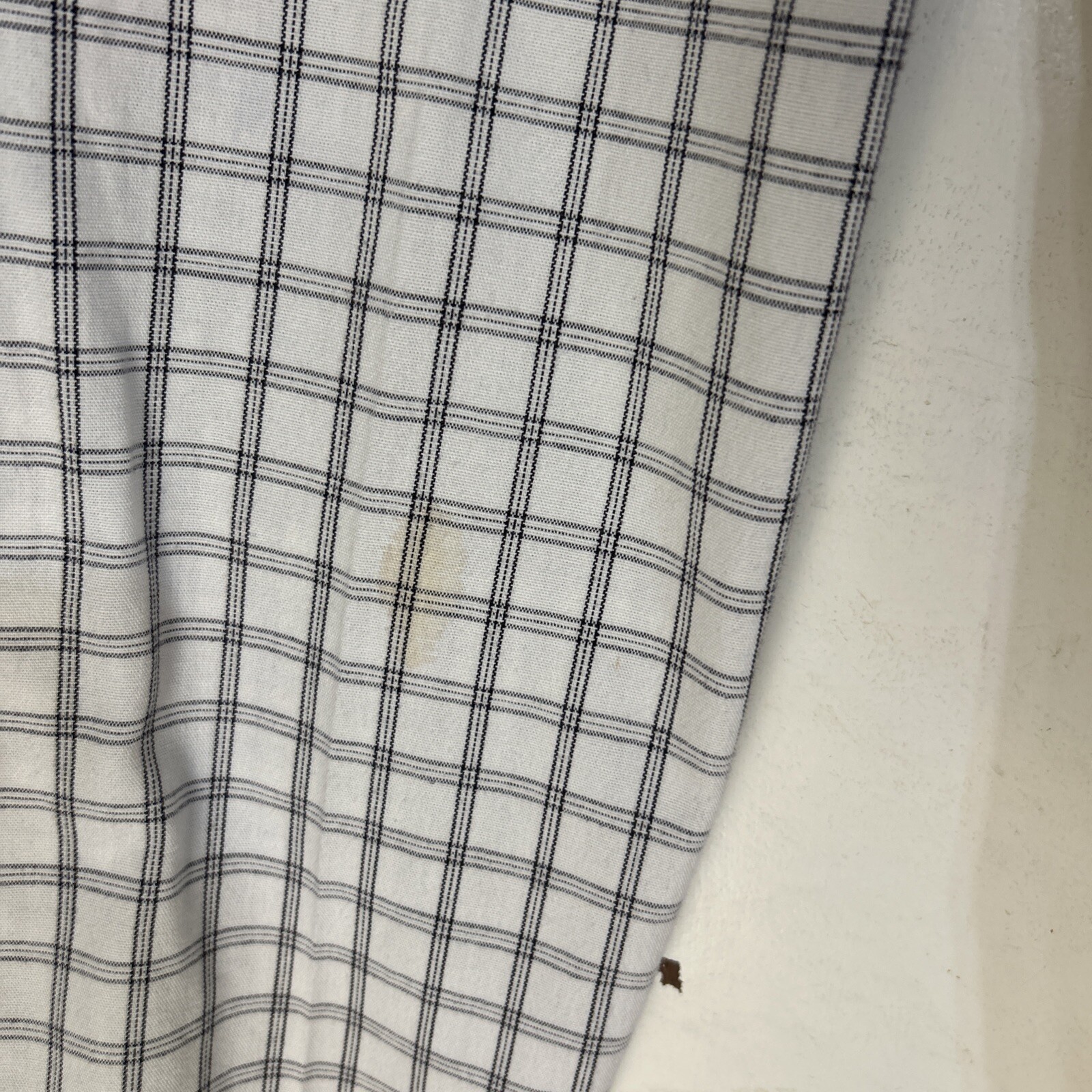 Vtg Lord Isaacs Sport Pants Small Cream Plaid Print Button Grandmacore Golf