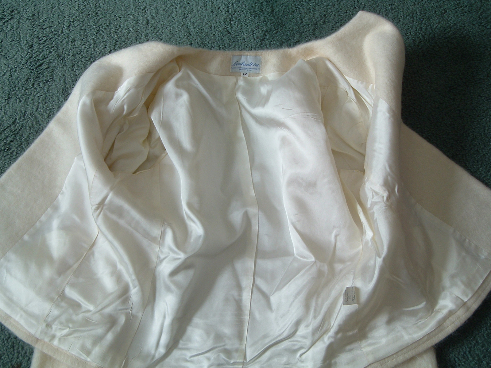 Vintage mohair blazer jacket size 12 Lombardi inc made in USA