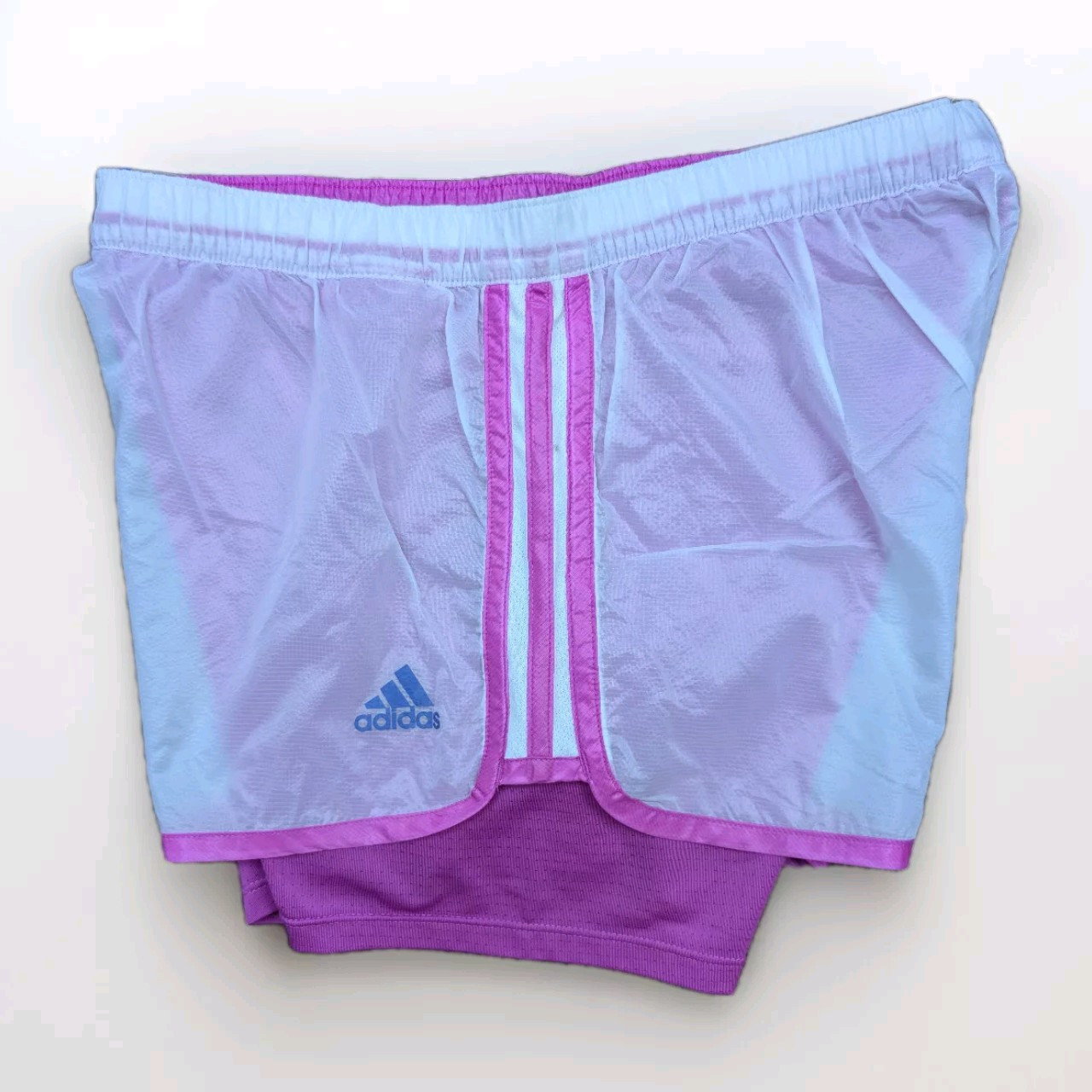 Adidas Glanz Nylon Shorts Running Womens Gym Climalite XS Vintage Sports Gym