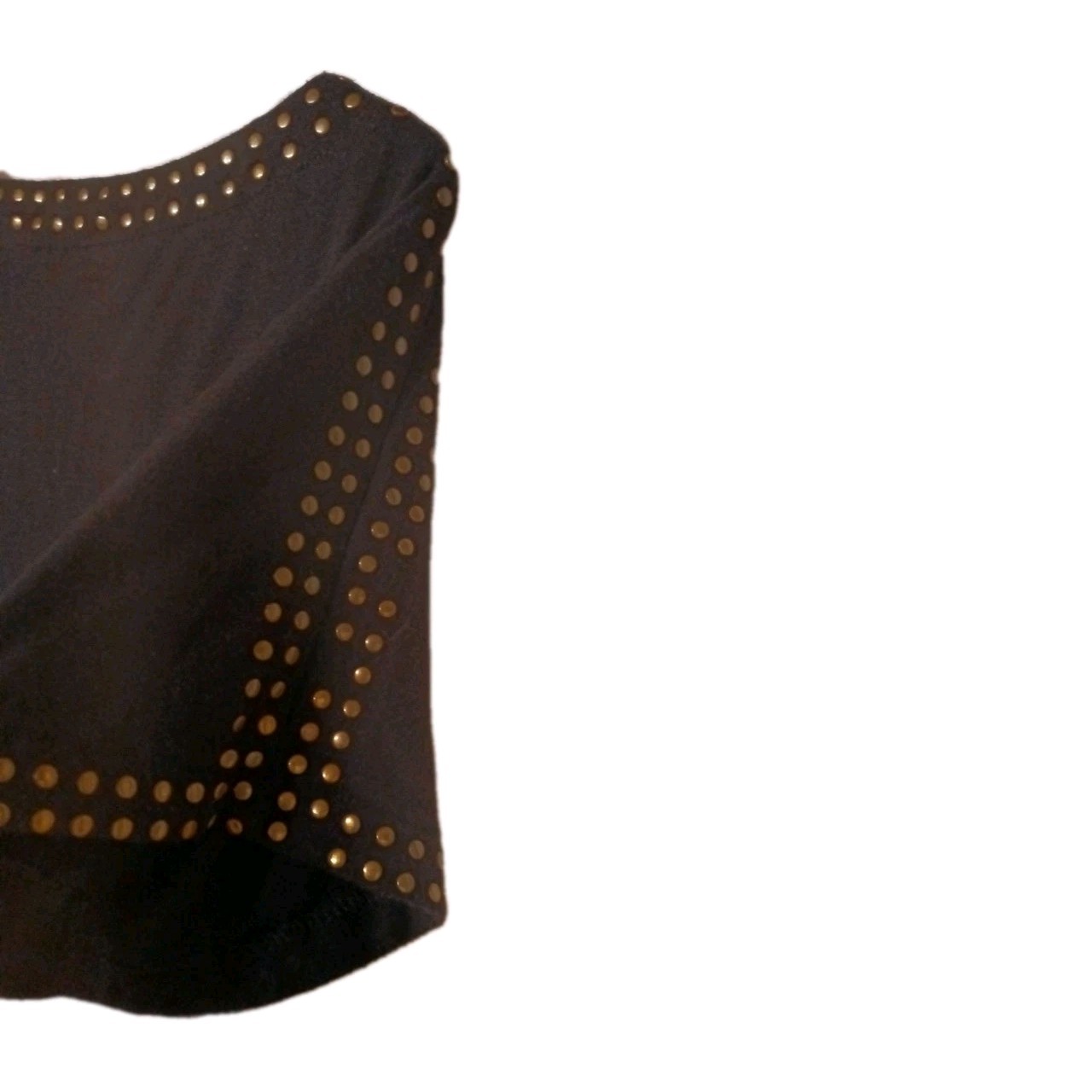 Women’s Medium Blouse Black Rouched Side’s Perfect To Hide Any Imperfections.