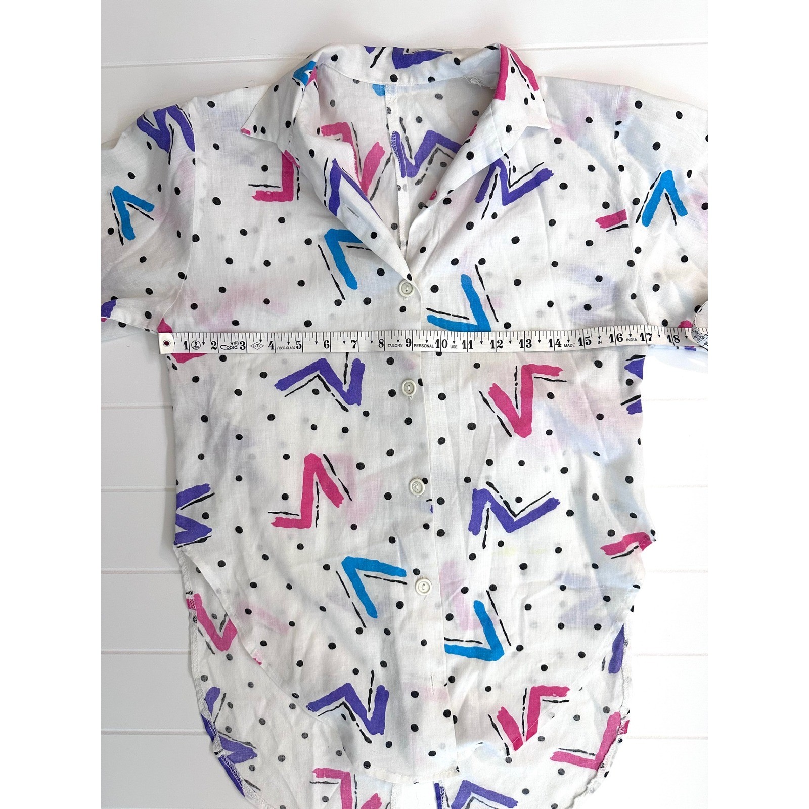 80s Workout Costume Top Retro Fitness Costume Barbiecore Memphis Print 1980s