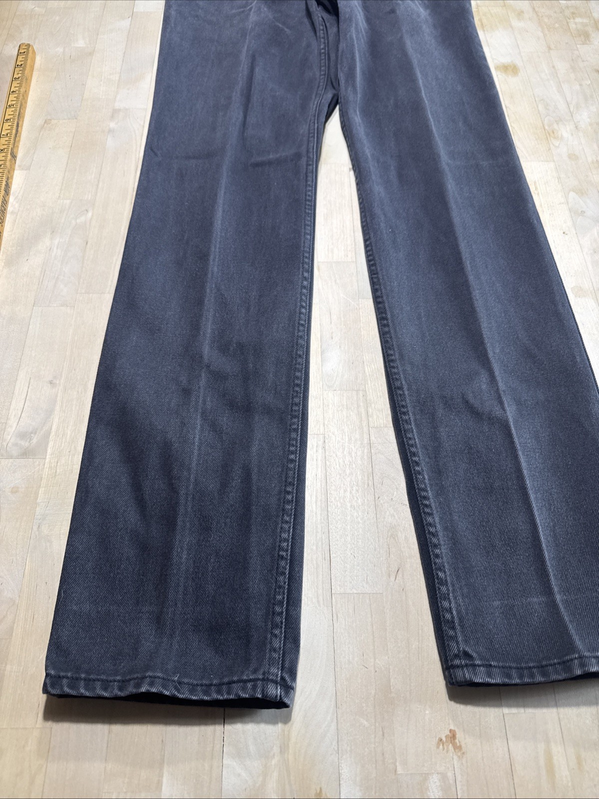 Vtg Lawman World Class Superior Fit High Waised Western Jeans Size 24×34 Black