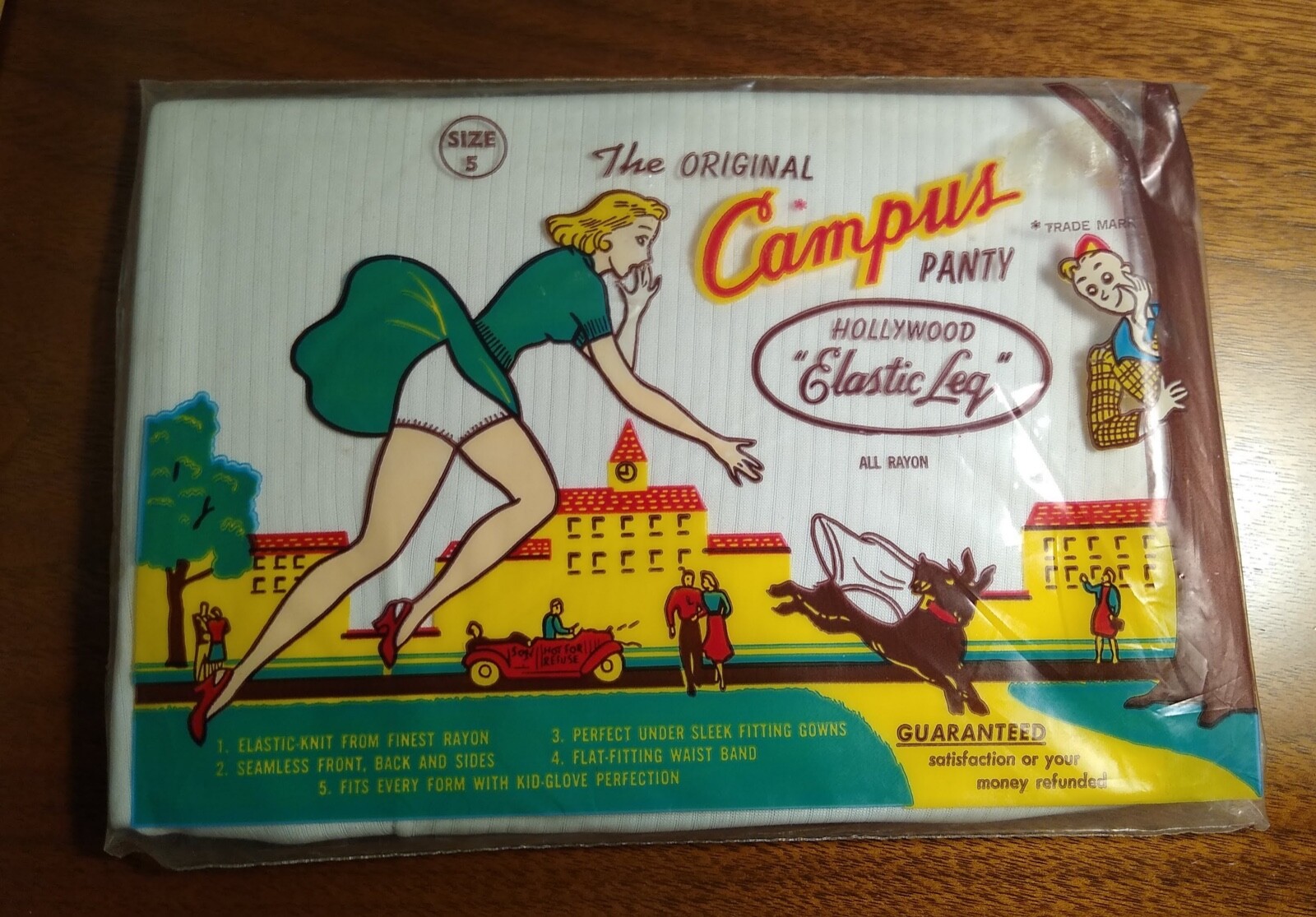 Vintage 50’s-60’s Womens The Original Campus Panty size 5