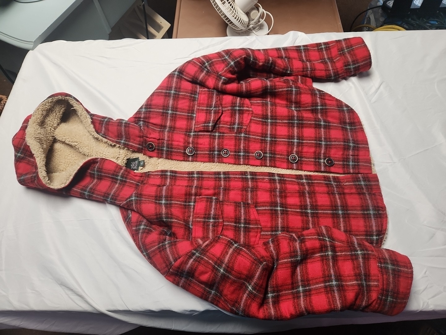 Wild Fable Plaid Jacket With Sherpa Lining Size XS