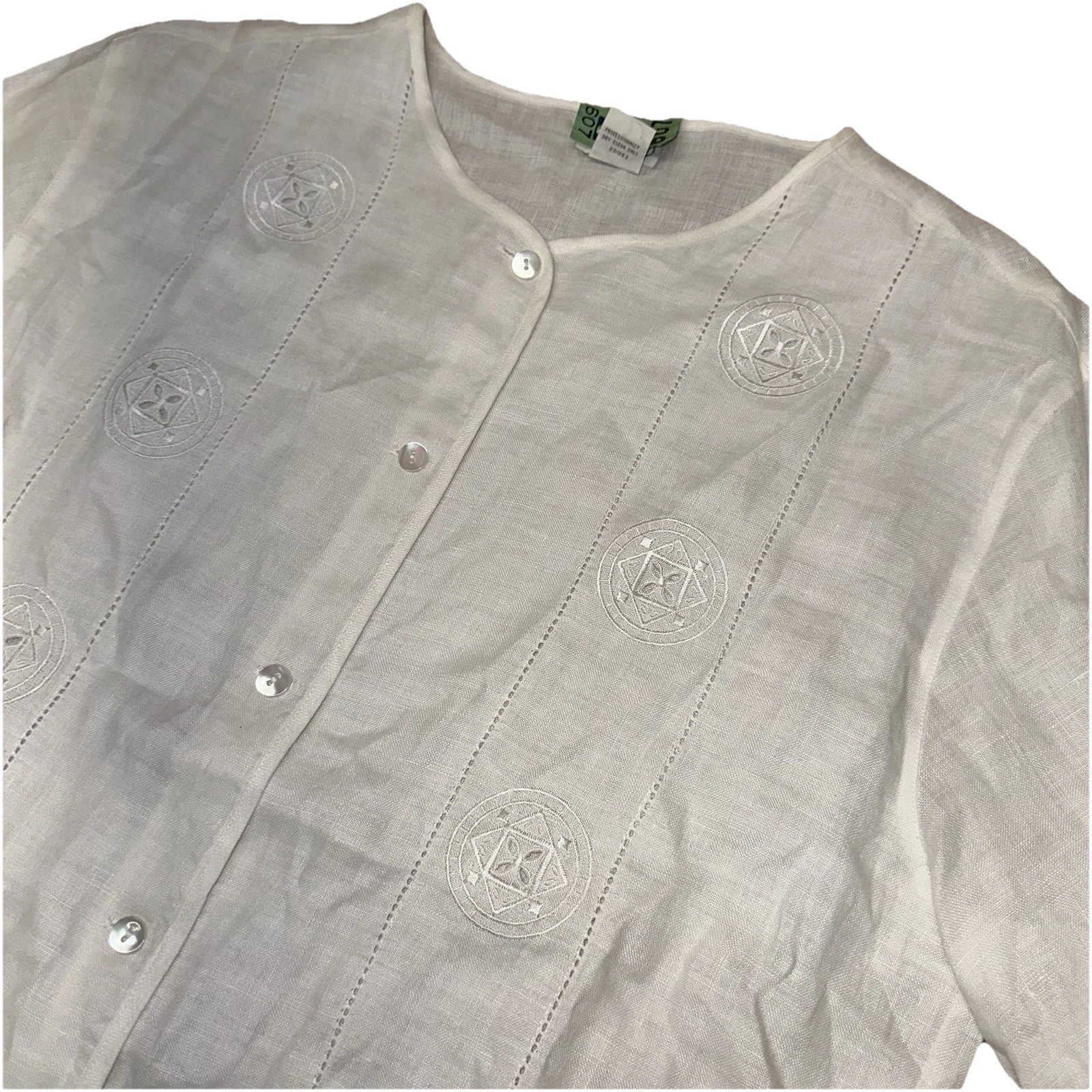 Vintage 80’s Banana Republic Safari & Travel Clothing Linen Button Up Women’s S