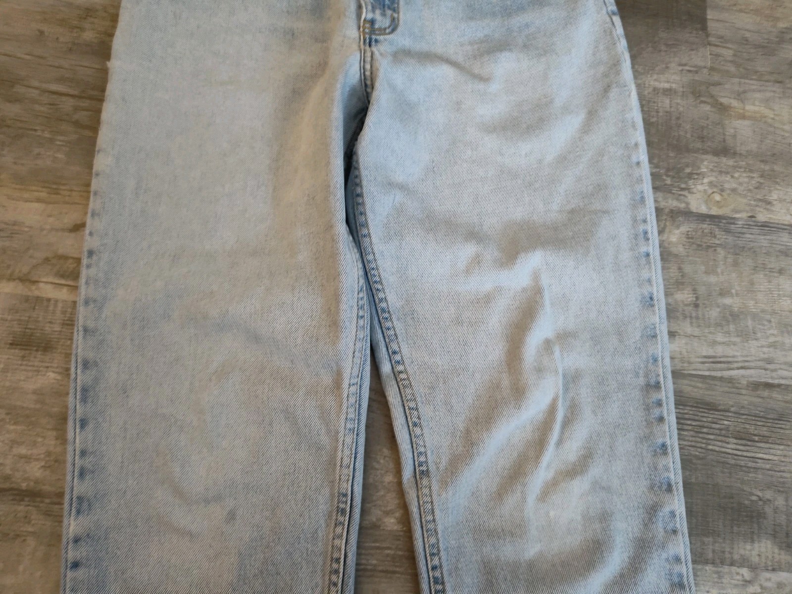 LA Blues Vintage Denim Jeans Womens Size 12L MOM High Waist Slim Fit Light Wash