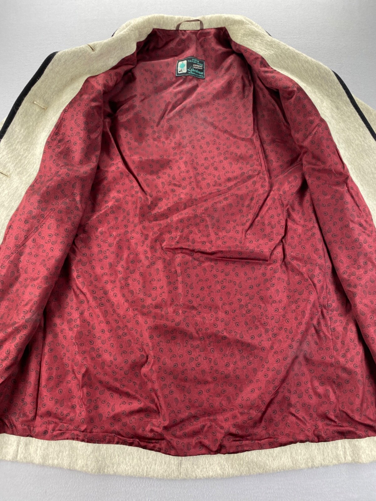Vintage 80’s Women’s Lodenbaur Innsbruck-Tirol Loden Wool Long Jacket Pea Coat