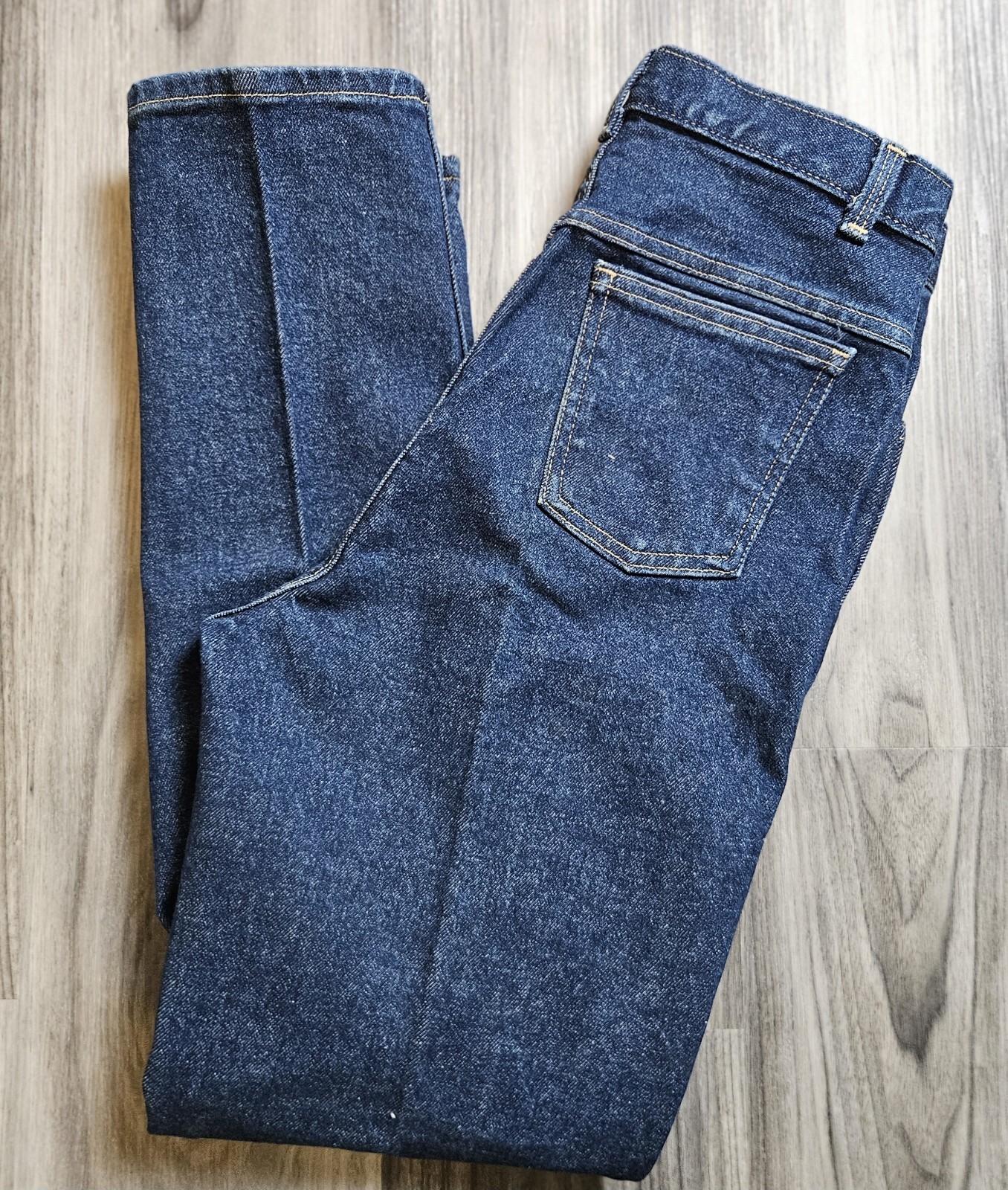 NOS Vintage Women’s Carriage Court Jeans Dark Wash USA Talon Zip Size 9 29×29.5