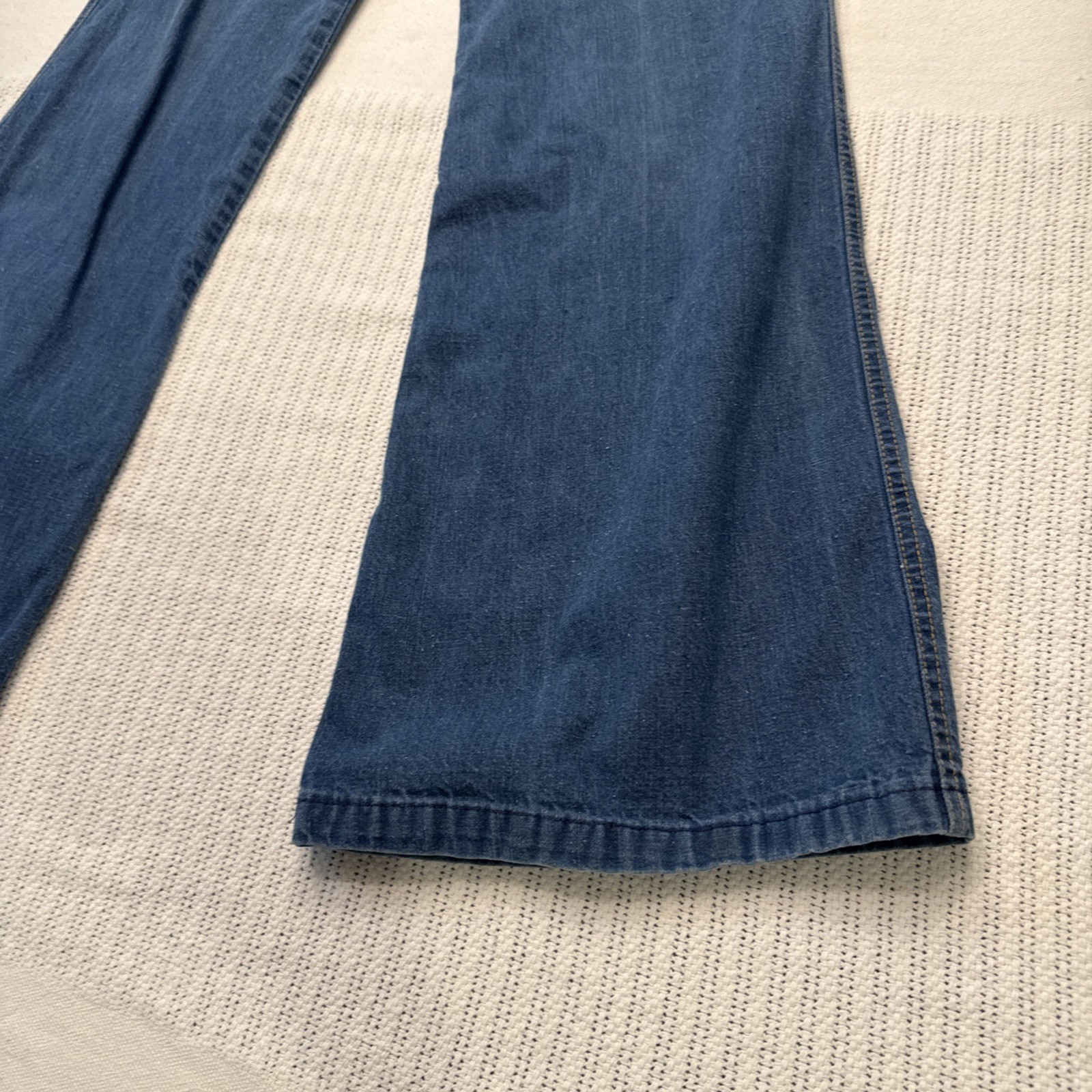 Vintage 70s Rappers Flared Bell Bottom Denim Jeans Women’s 28 X30 Medium