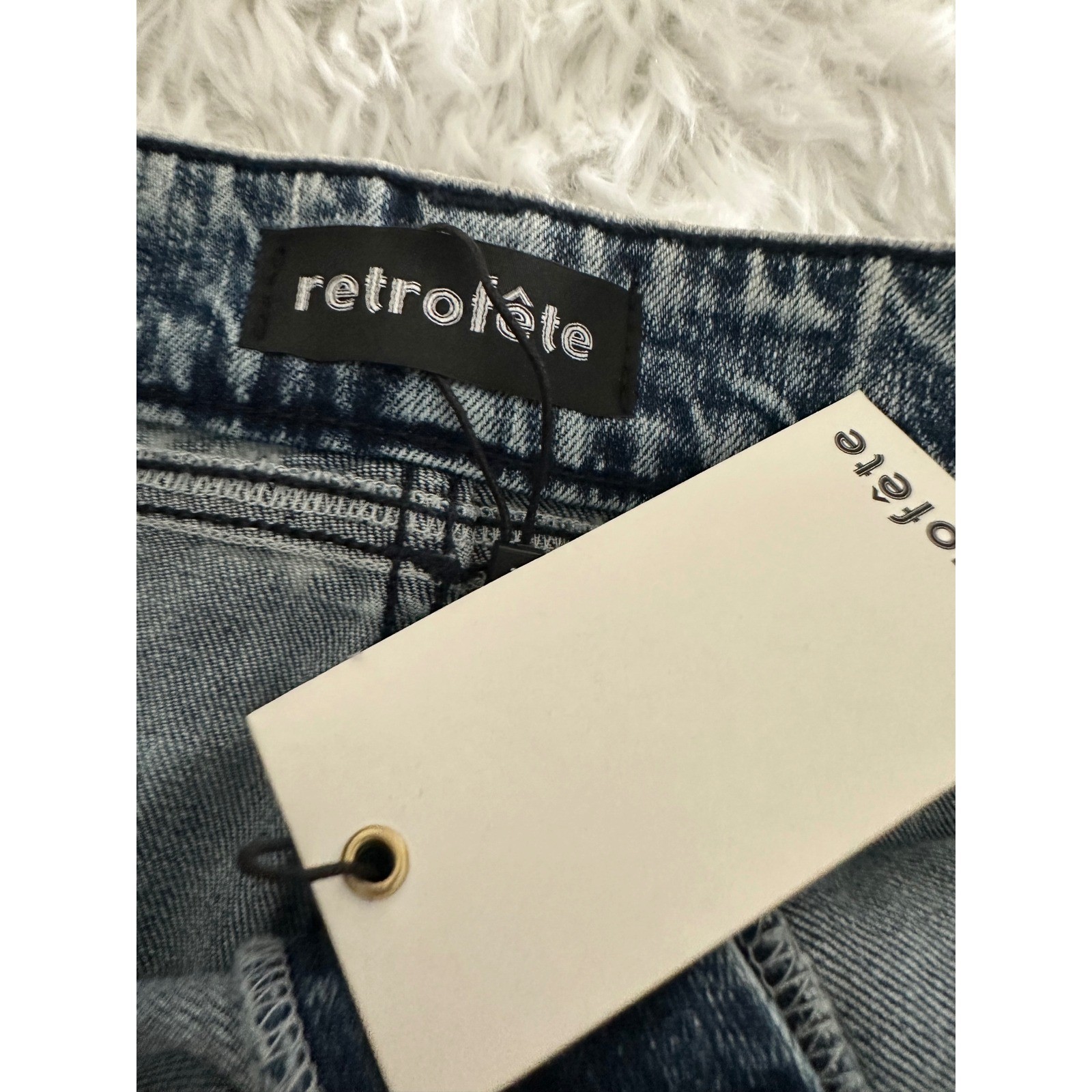 NWT Retrofête Ryder Denim Skirt Sz M Medium