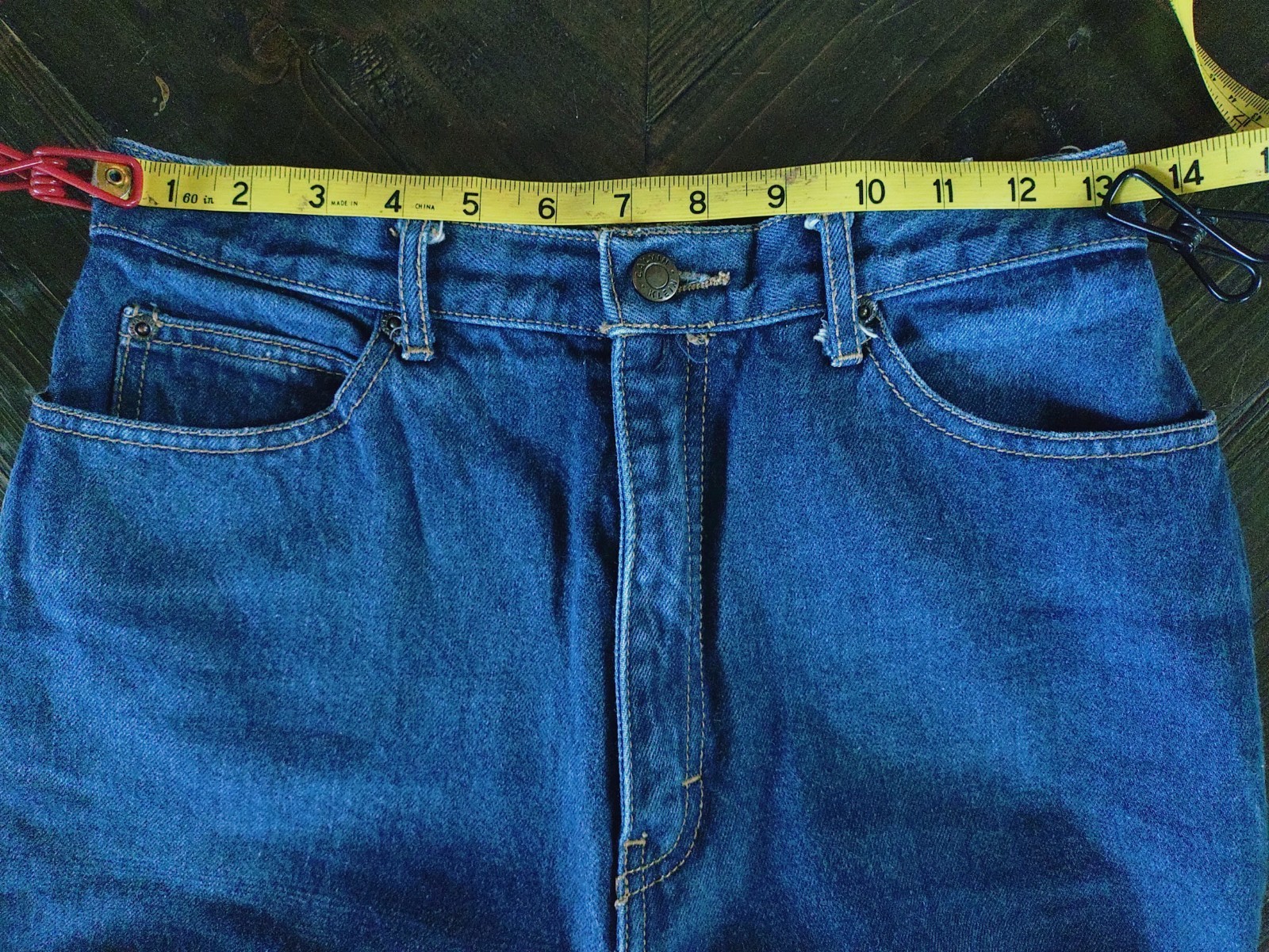 Vintage Calvin Klein Jeans 27 Inch Waist 100% Cotton Straight Leg High Rise EUC