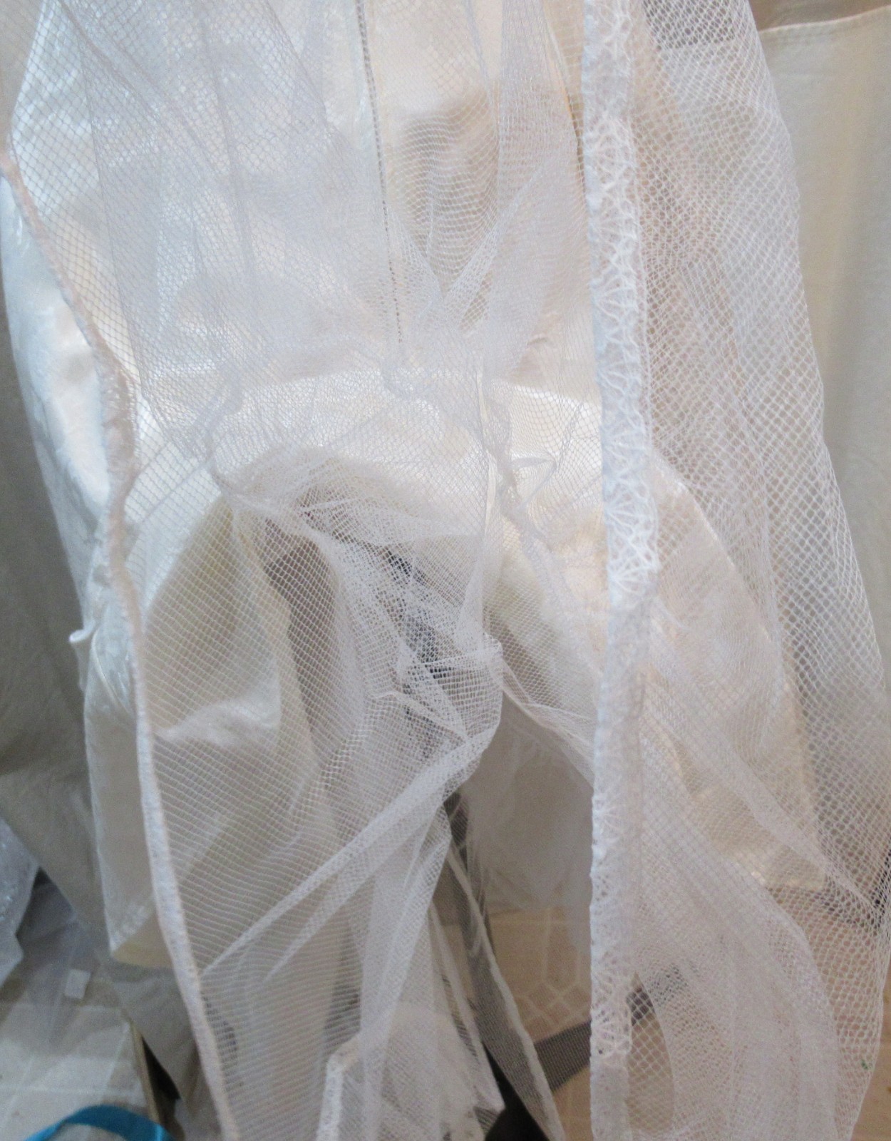 Vintage 80s party dress, white brocade, Karen Lucas for Niki, size S?