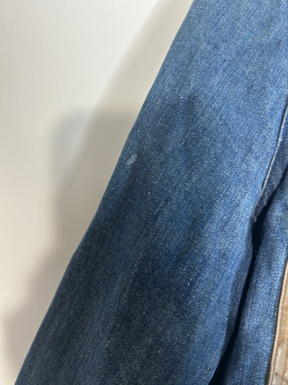 Vintage 1970s Denim Jacket Women’s Blue Snap Up Everyday Jean Western