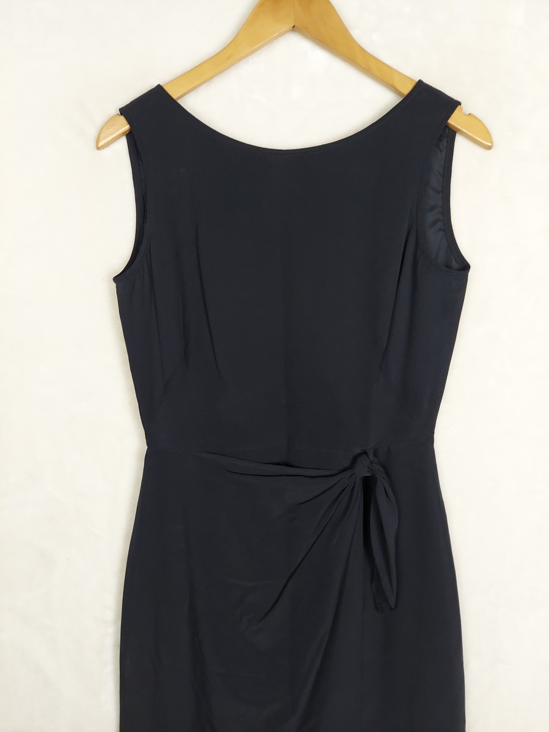 VTG Y2K Jones New York Sheath Maxi Dress Womens 6 Blk 100%Silk Holiday Party