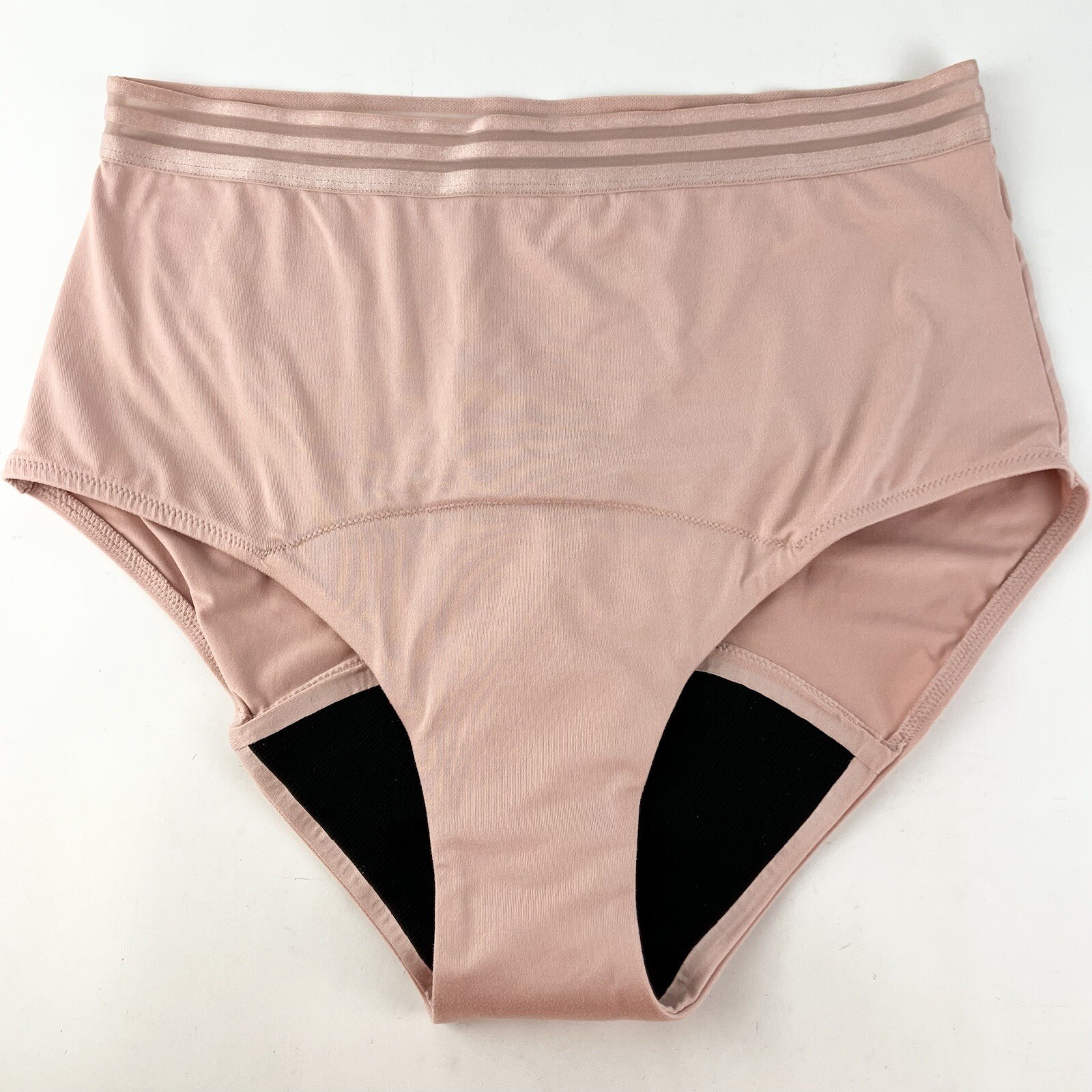 2 Thinx Period Menstrual Leak Panties Hi Waist Dusk Mauve Heavy Absorbency Small