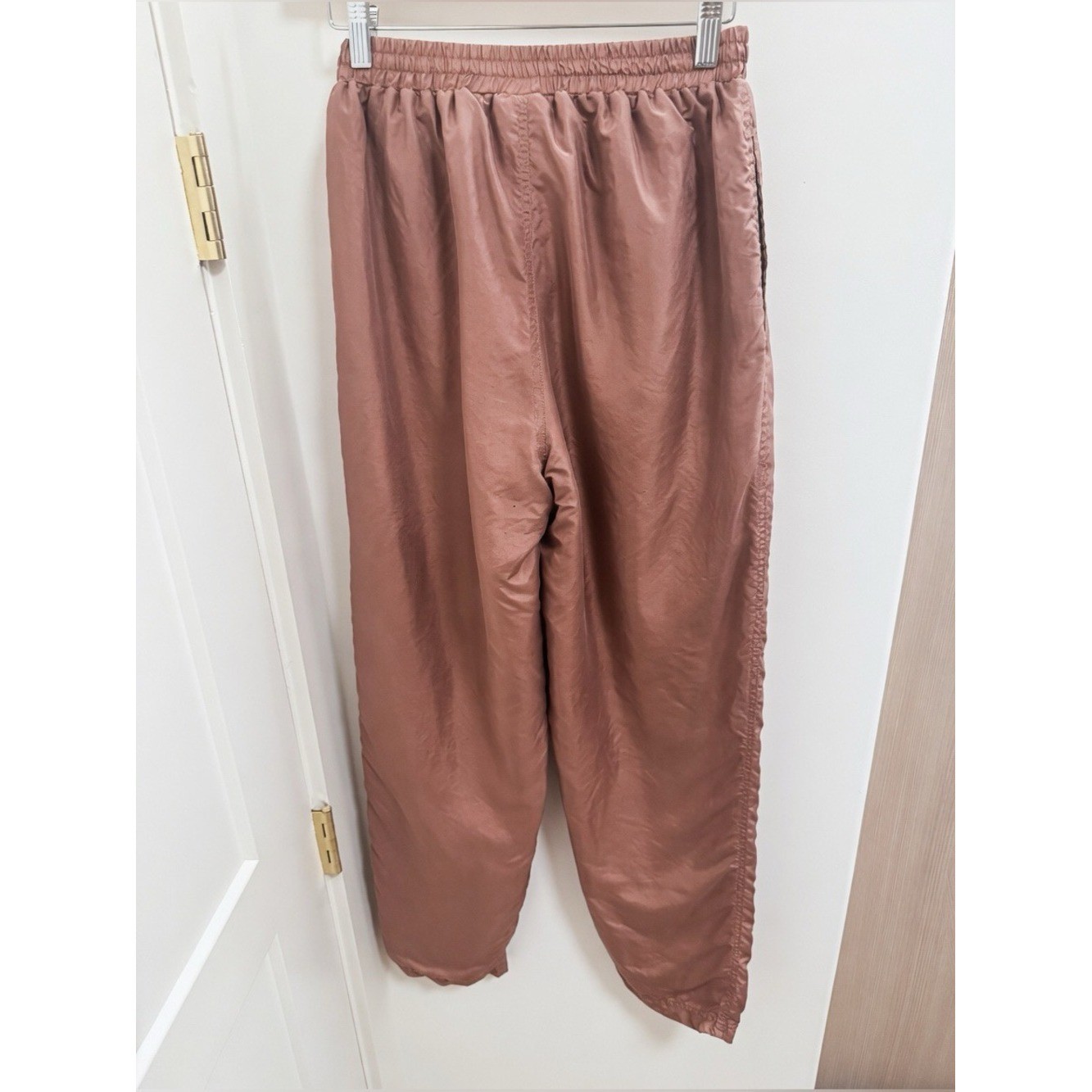 Vintage 90s/Early 2000s 100% Silk Pants – Dusty Rose Size S quiet luxury Y2K