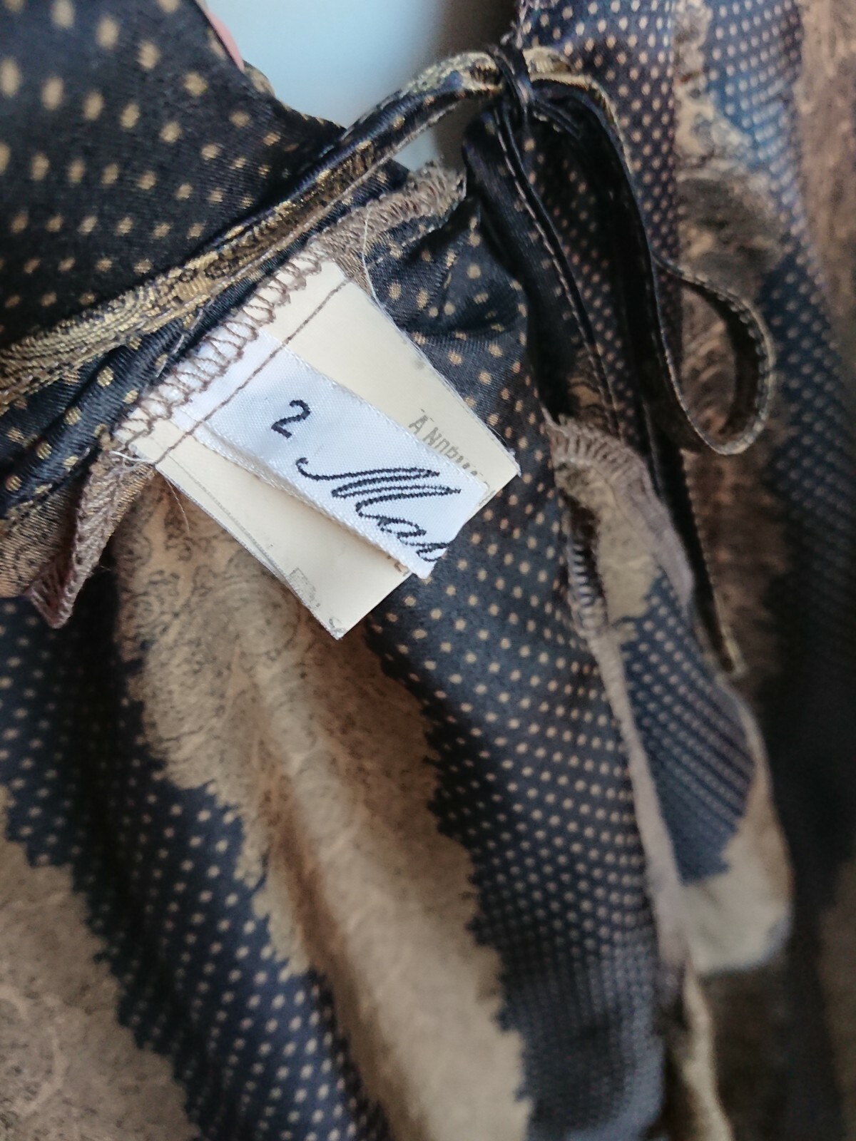Malia vintage women Front Robe robe Made in Italy size US 2 or S