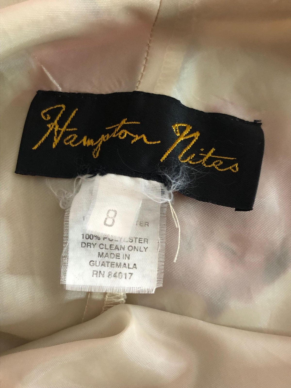 1990s-Y2K HAMPTON NITES ROSE Watercolor Floral Print Maxi Slip Dress. Medium.