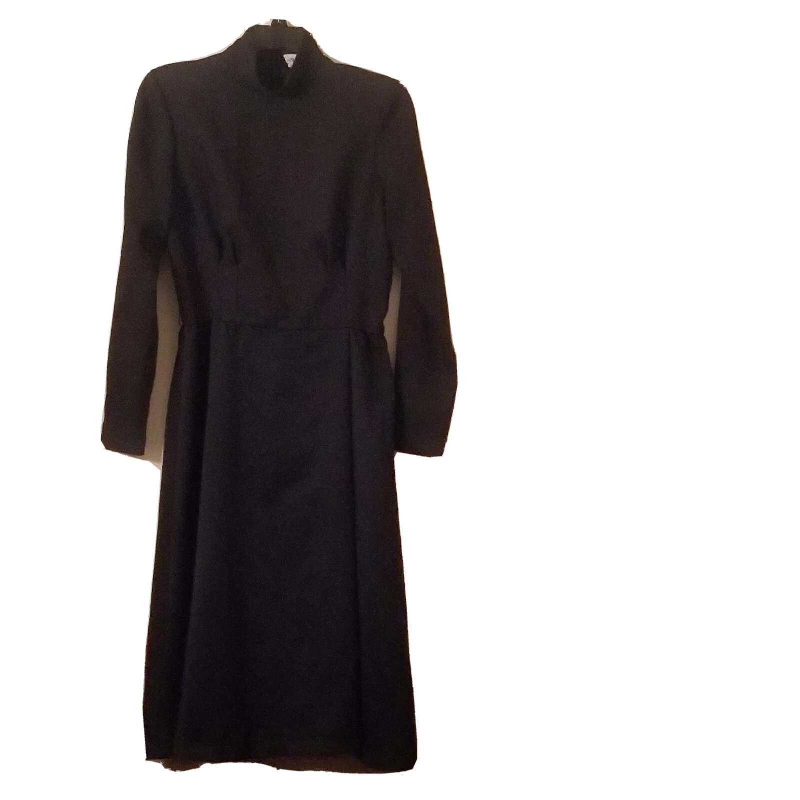 VTG 60’s 70’s Black Alison Ayres 3/4 Sleeves Dress Size 12