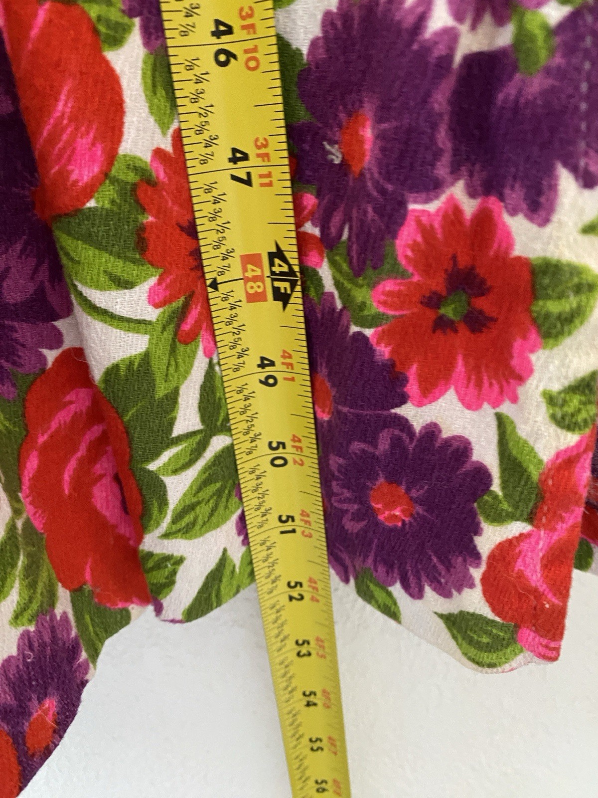 Vintage 60s 70s Hawaiian Barkcloth Muumuu Pink Purple Floral Maxi Shift Pockets