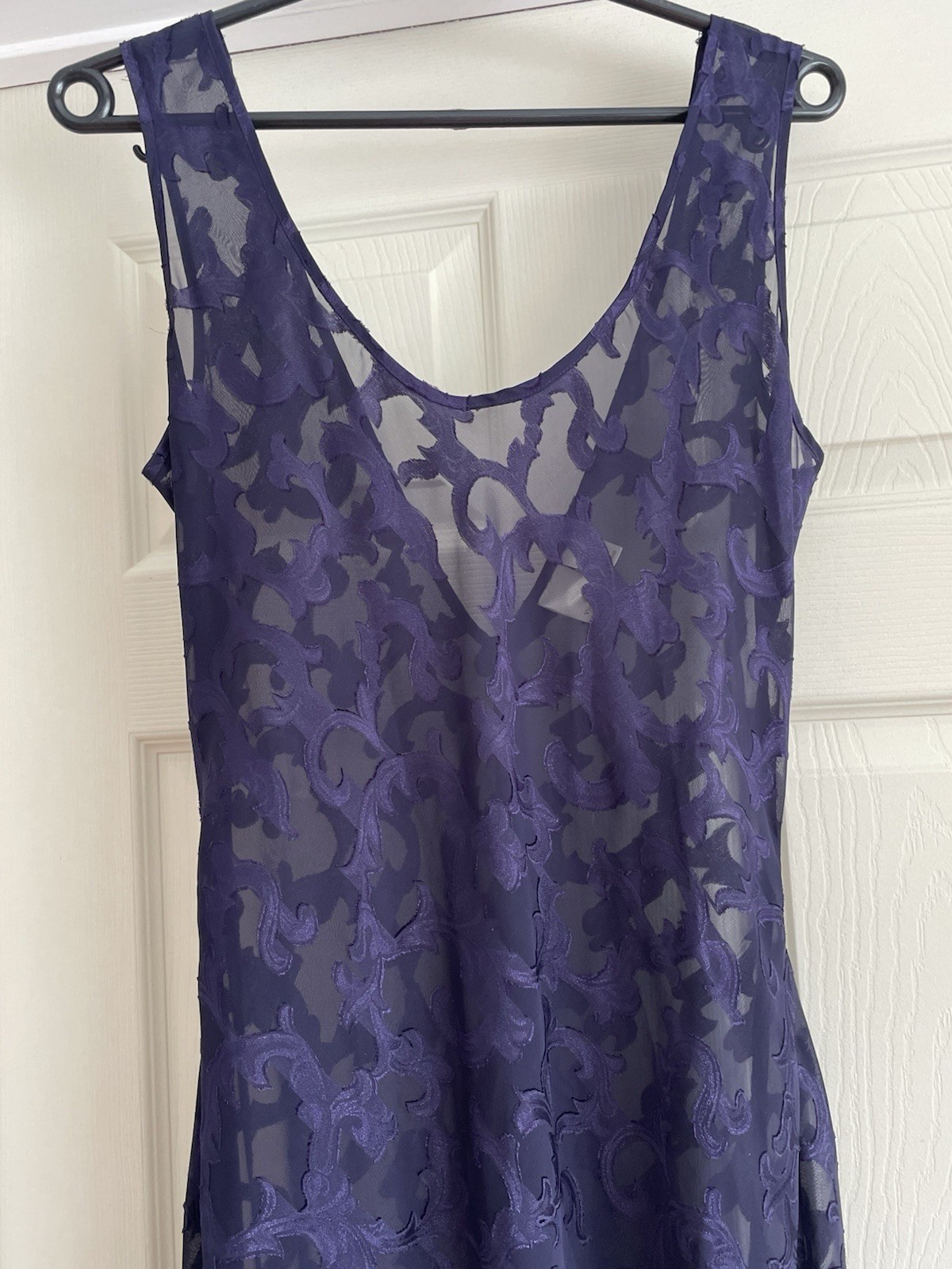 Vintage Victoria’s Secret Purple Lace Nightgown and Robe Set Womens Size Medium