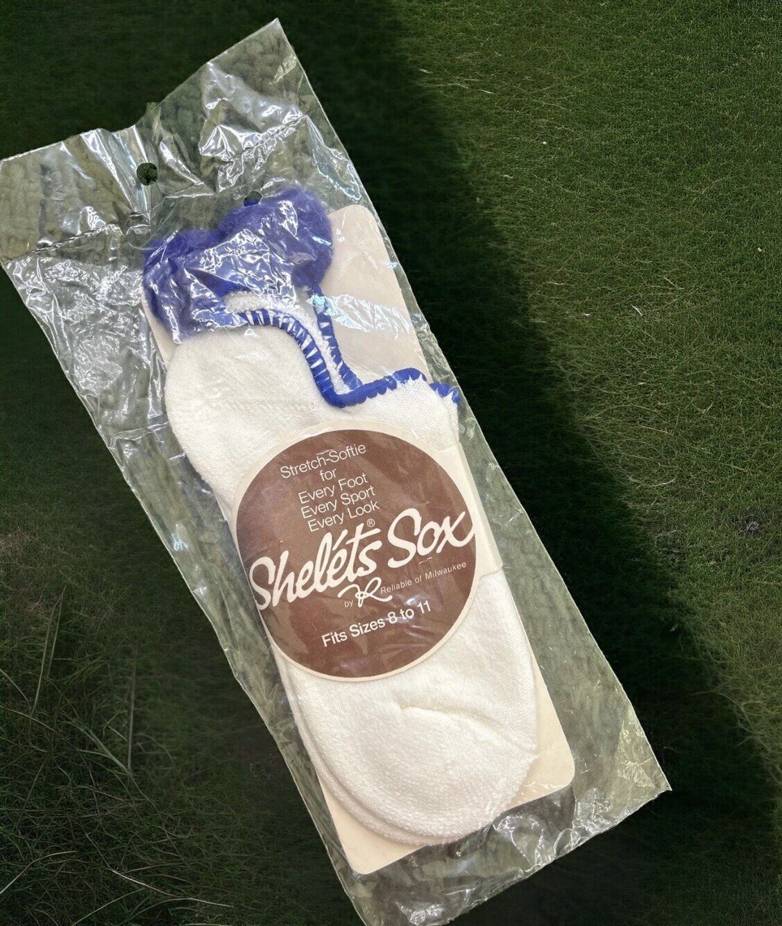 VTG Orlon Bootie Socks NOS 8-11 Shelets 70’s 80s Royal Low cut Women’s ankle.