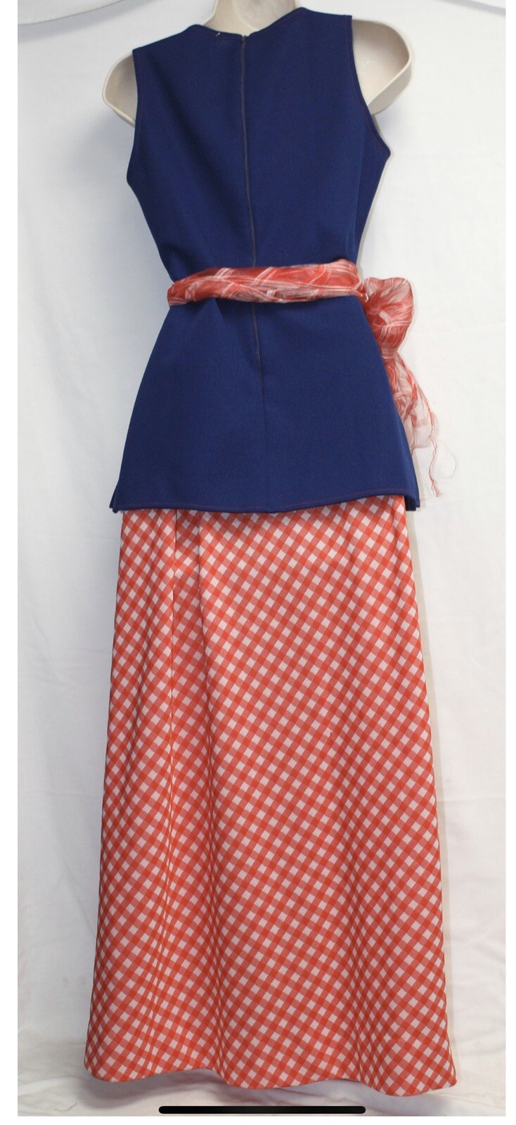 VTG 70’s Oak hall By Fairfield Skirt & Top Anchor Sailor Jerry Sz 10