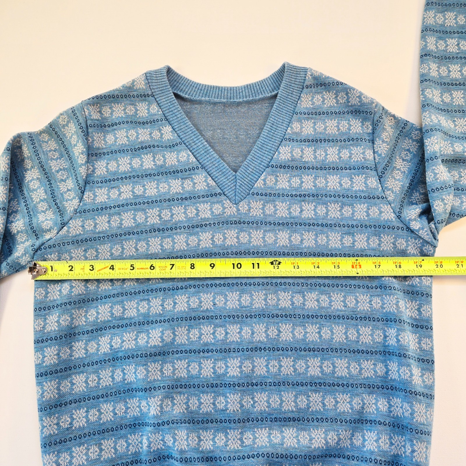Dutchmaid Vintage Sweater 70s 80s Grandpacore Retro Nordic Unisex Womens 14 V