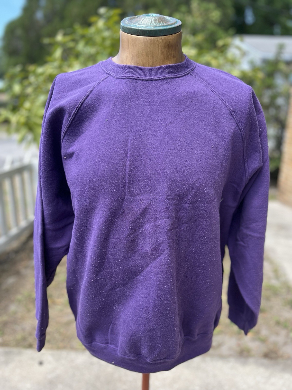 Vintage Just My Size Crewneck Blank Purple Sweater Size 2XL