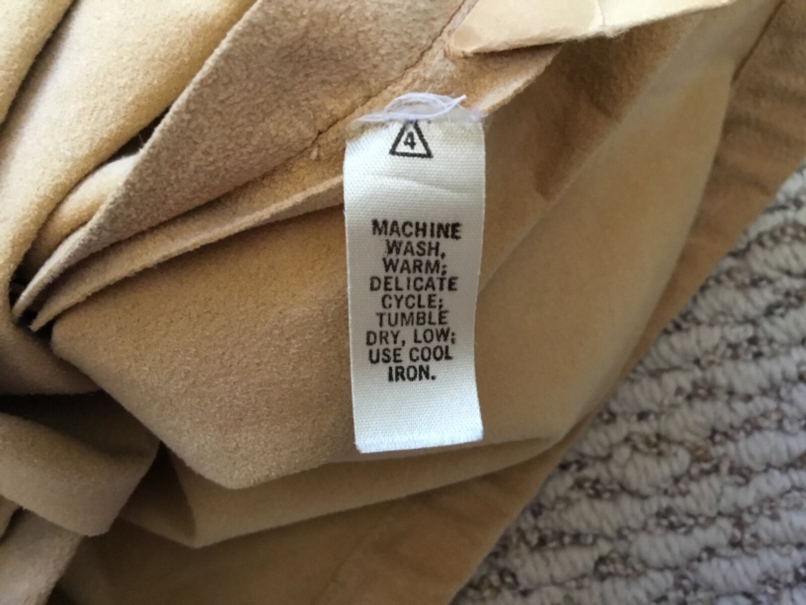 VINTAGE I MAGNIN STANLEY SHERMAN TOP FAUX SUEDE WOMEN SIZE S/M