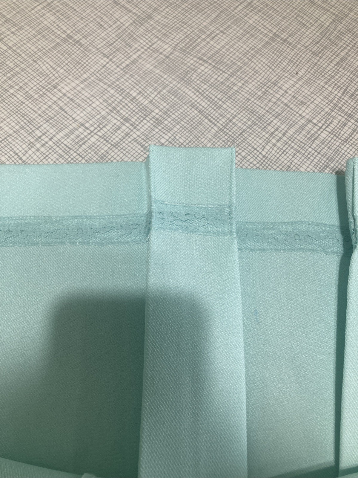 Vtg 80s Haberdashery by Personal Mint Green Pleated Midi Skirt Elastic Waist 12