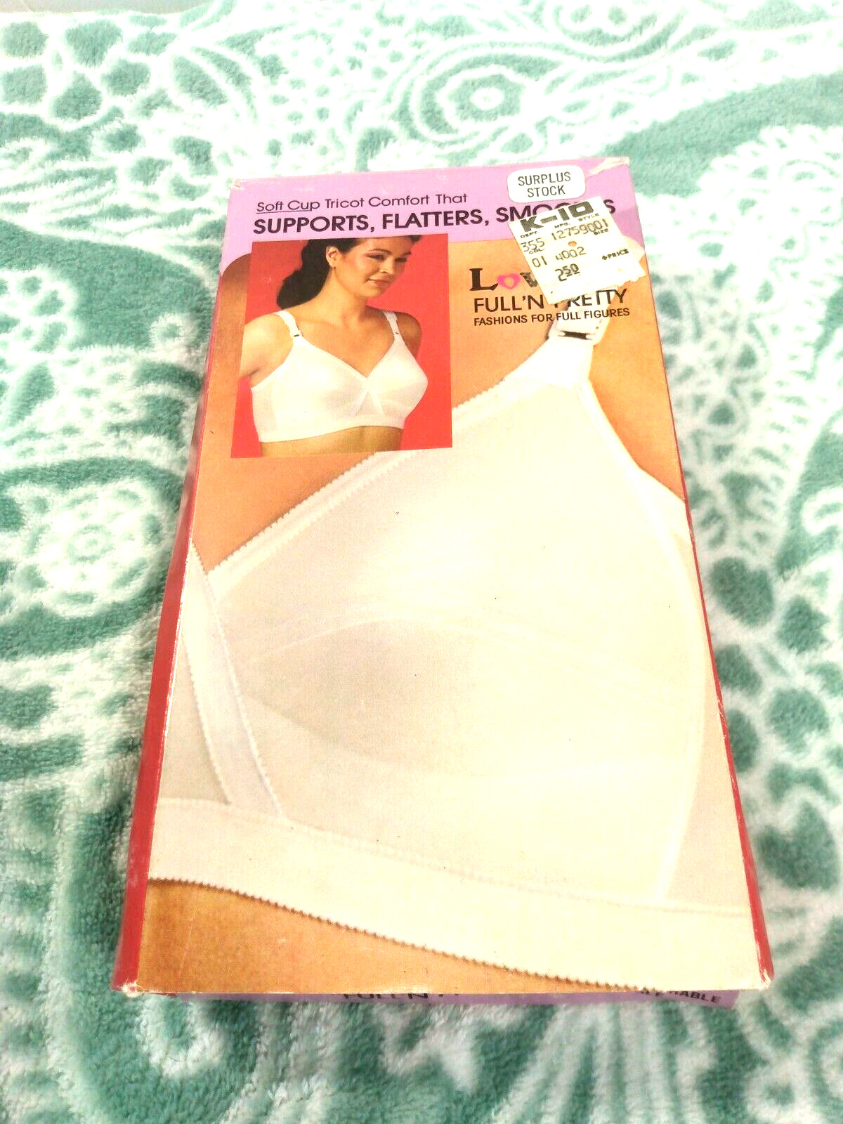 VTG NIB Bra Loveable BEIGE „Full and Pretty” Soft Cup Tricot Comfort 36B