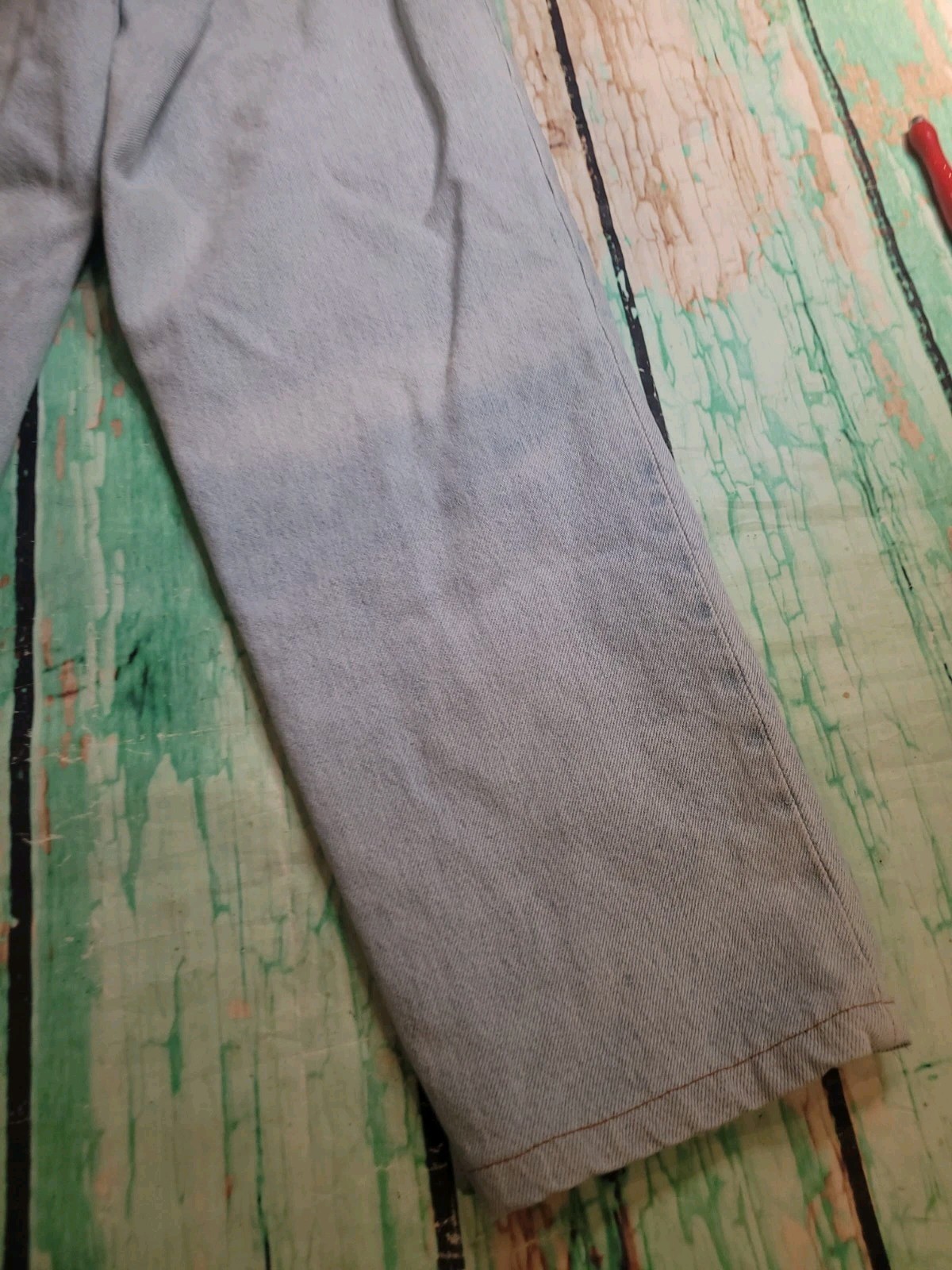 Vintage Levis Jeans 28×25 Light Denim Pant Faded High Rise 901 Relaxed Loose Y2K