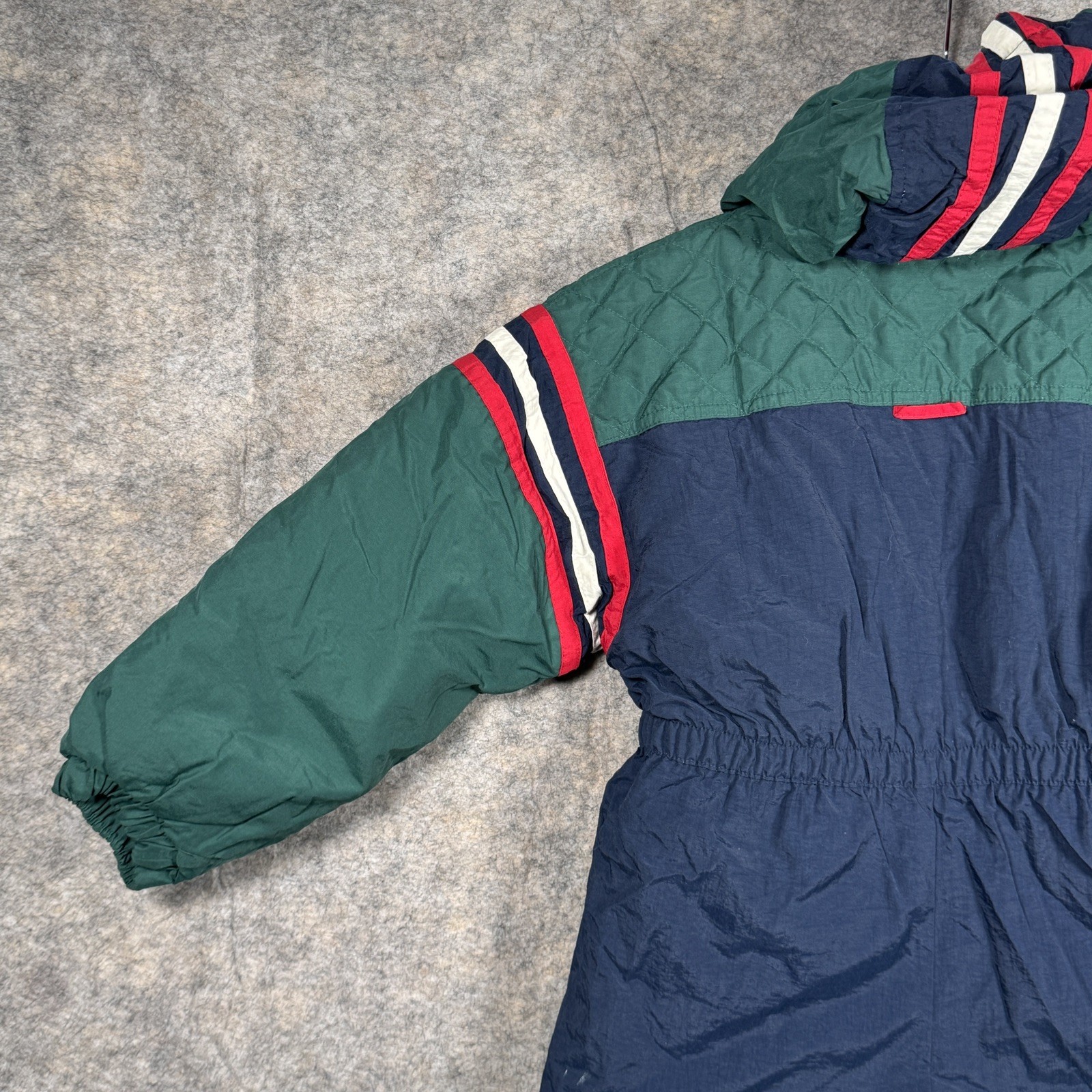 Vintage Osh Kosh B’Gosh Boys Snowsuit Size M 5/6 Lined Hooded Great Condition