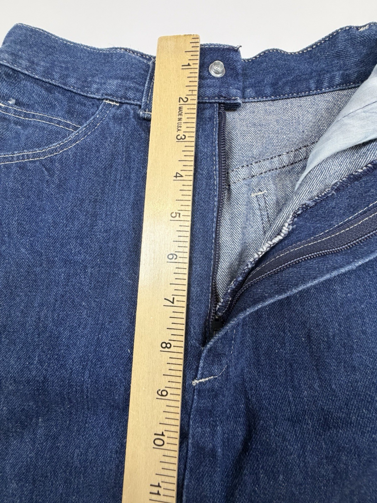 Vintage Rumble Seats USA High Rise Denim A-Line Skirt Women’s XS 25 Waist