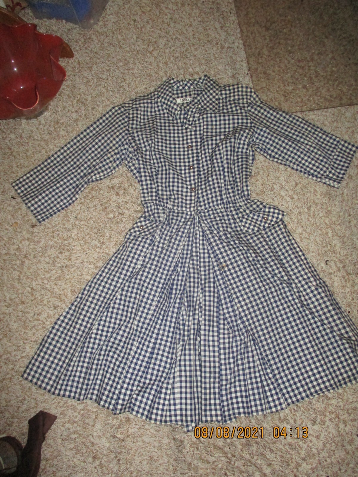 Rare Vintage Imagnin Checkerd Women’s Culottes/ Jump Suit  (S/M) „SALE”