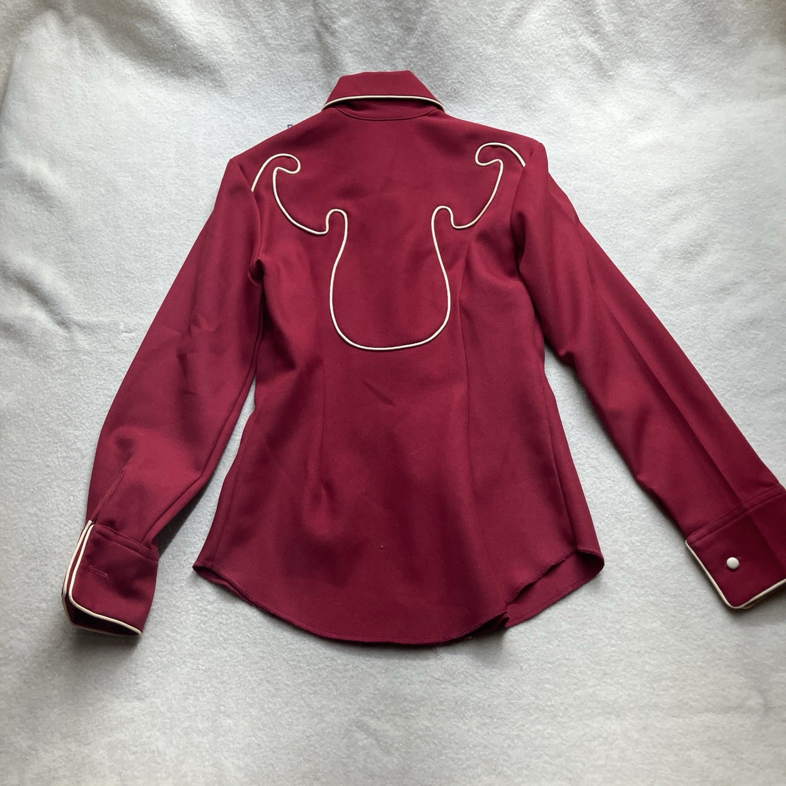 Vintage 70s Ranchwear Western Shirt Women’s 10 Small Dickson Jenkins Embroidered