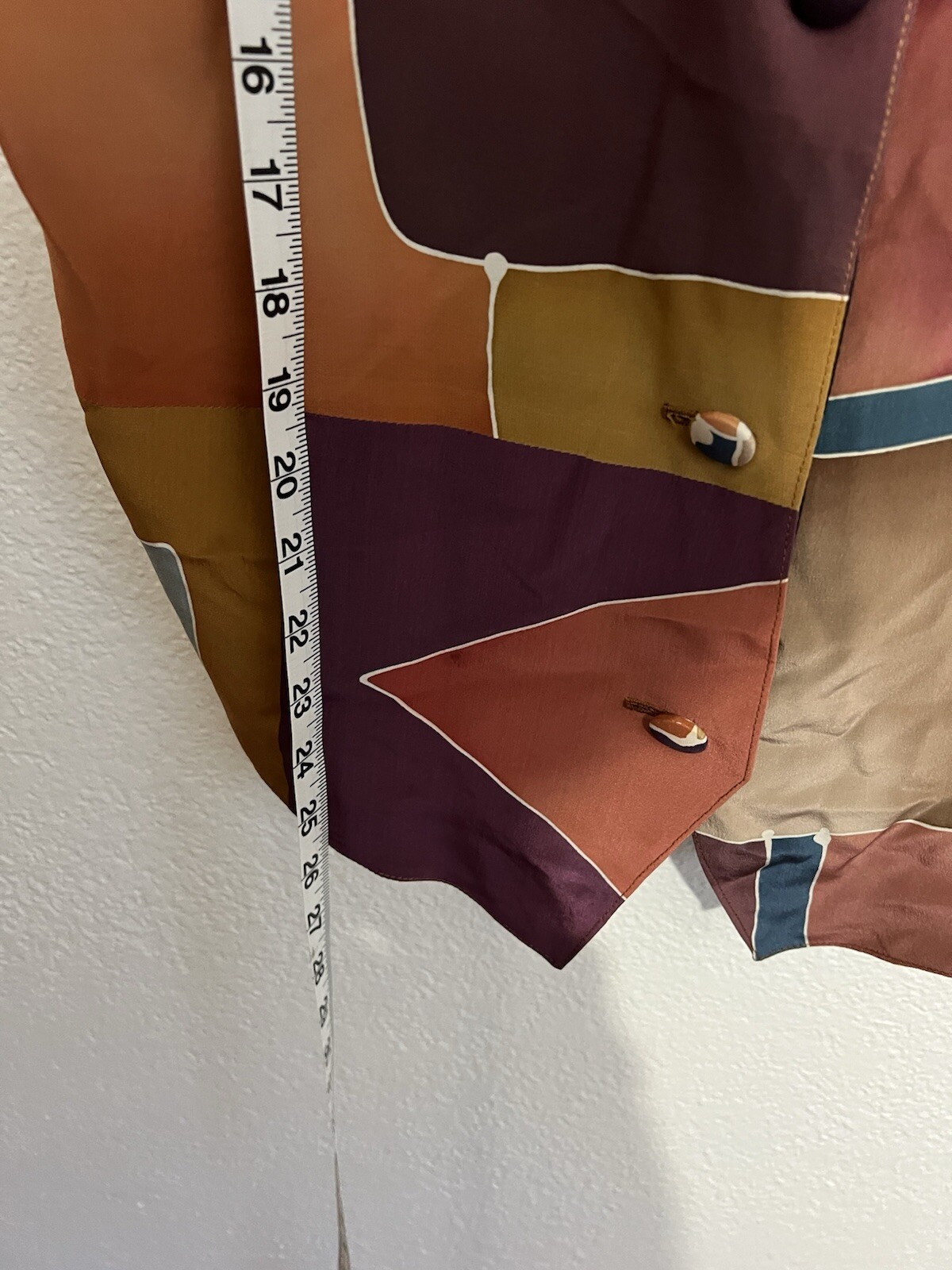 Vtg Shekina Forms Silk Art To Wear Artsy Y2K Abstract Colorful Women’s M/L Vest