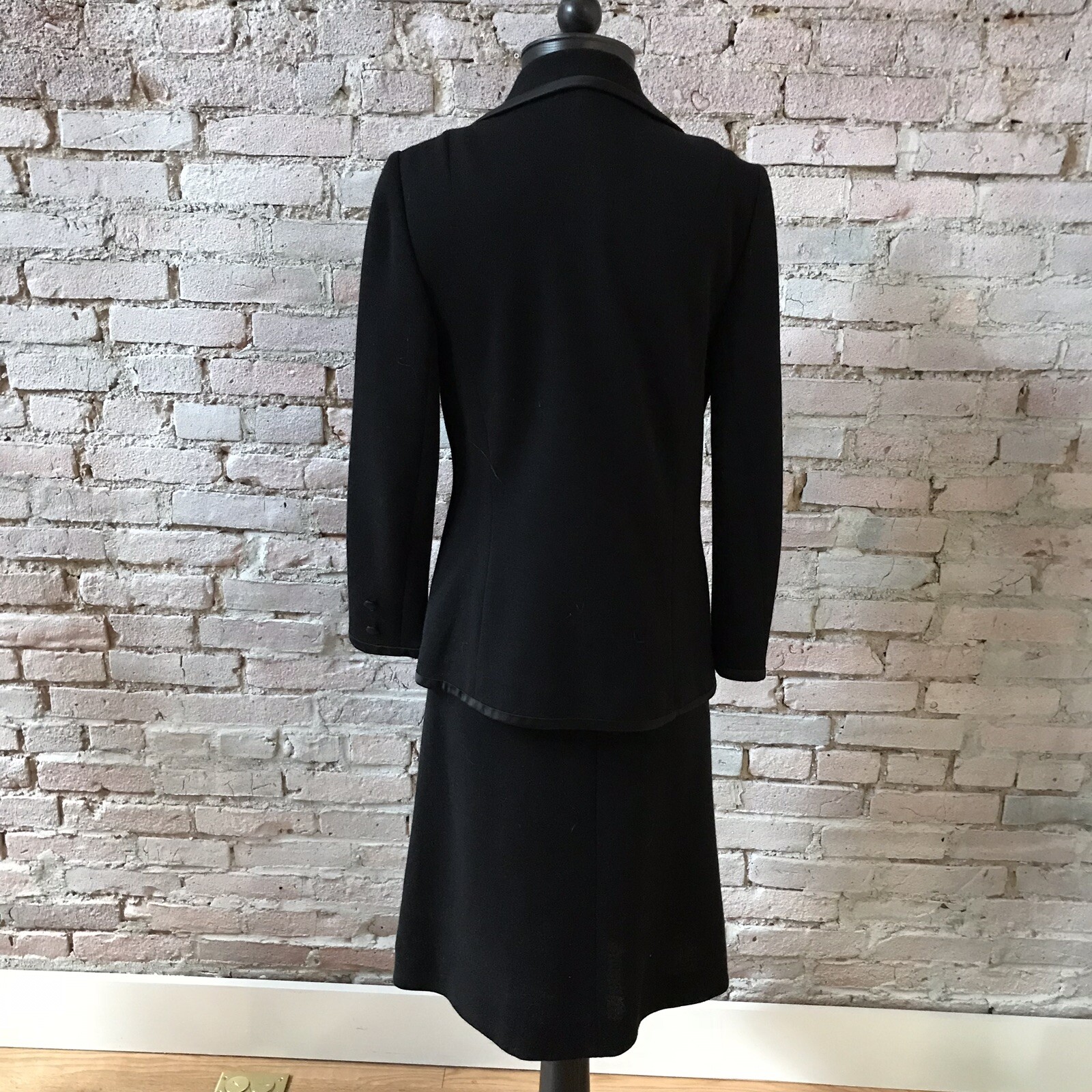 Vintage Peck Peck Womens Dress Suit Scoop Neck line Sleeveless Jacket 8