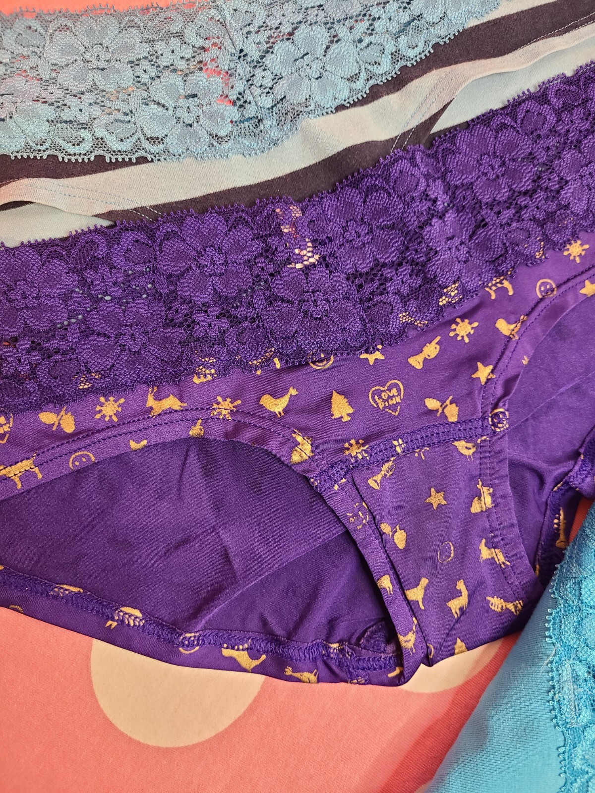 Y2K Vtg VS PINK 3pk Extra Low-rise Hipster Panties Size XS 💙
