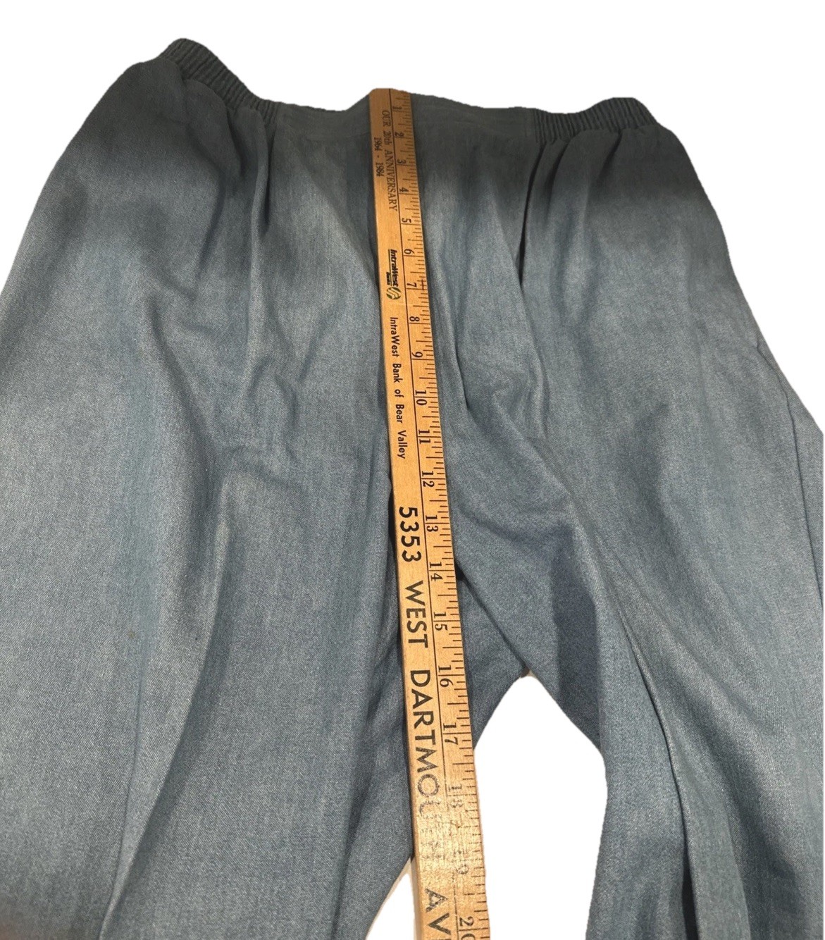 VTG Women’s Lim’s Blue 3 Piece Crochet Pants Suit GrannyCore Cotton USA Sz PL