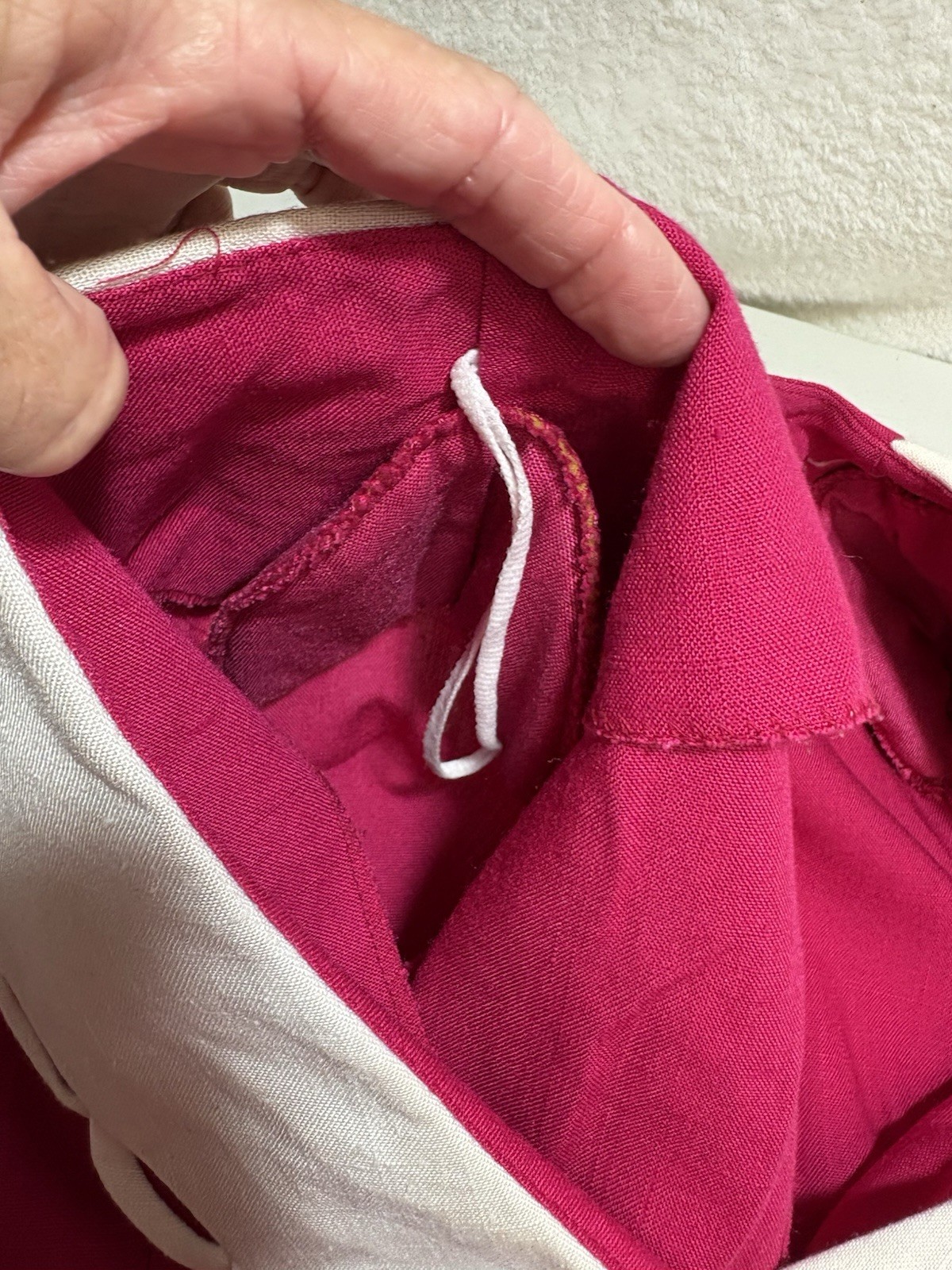 S L Petites Vintage Hot Pink Front Button A Frame Dress