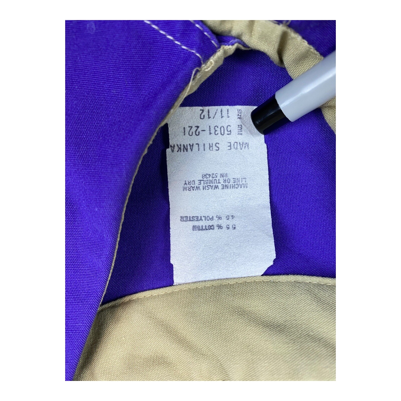 VTG 70’s Shirt Dres 11/12 Purple Western Cinched Waist Utility Pockets Thick