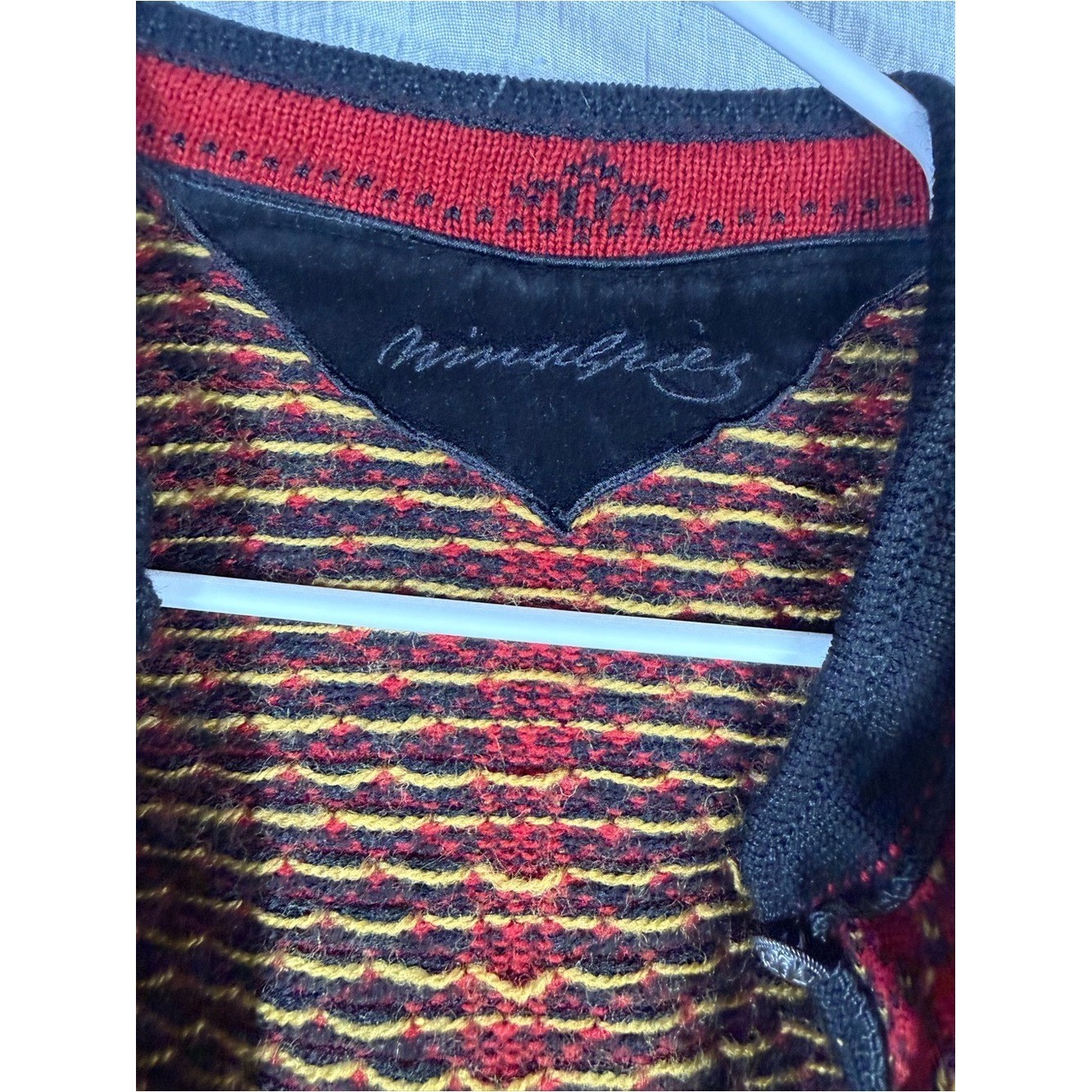 Vintage Dale of Norway Rose Fair Isle Wool Cardigan Sweater Nordic M Norway