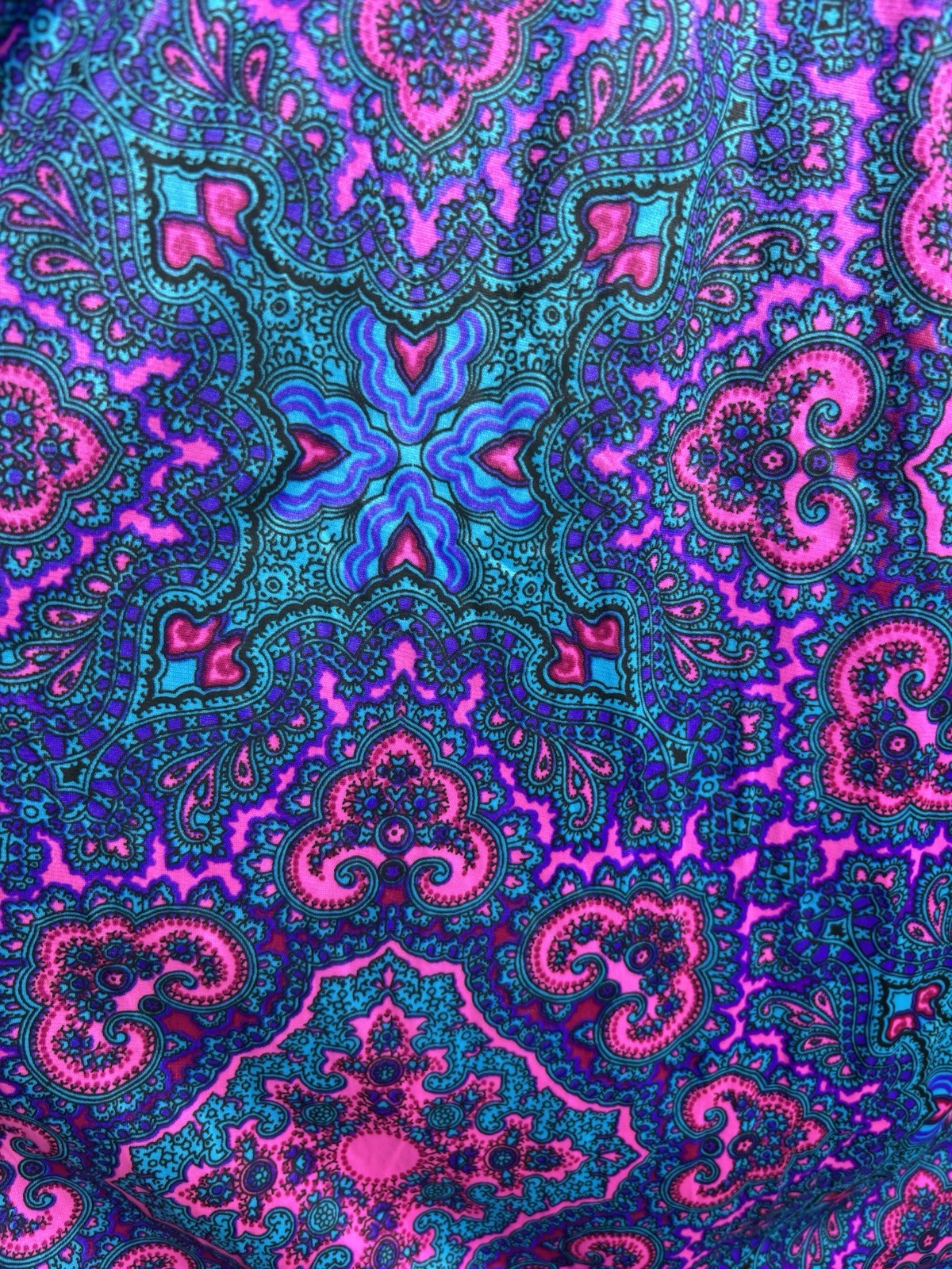 Vintage High Tide Of California Women’s Halter Print Maxi Dress Size Small