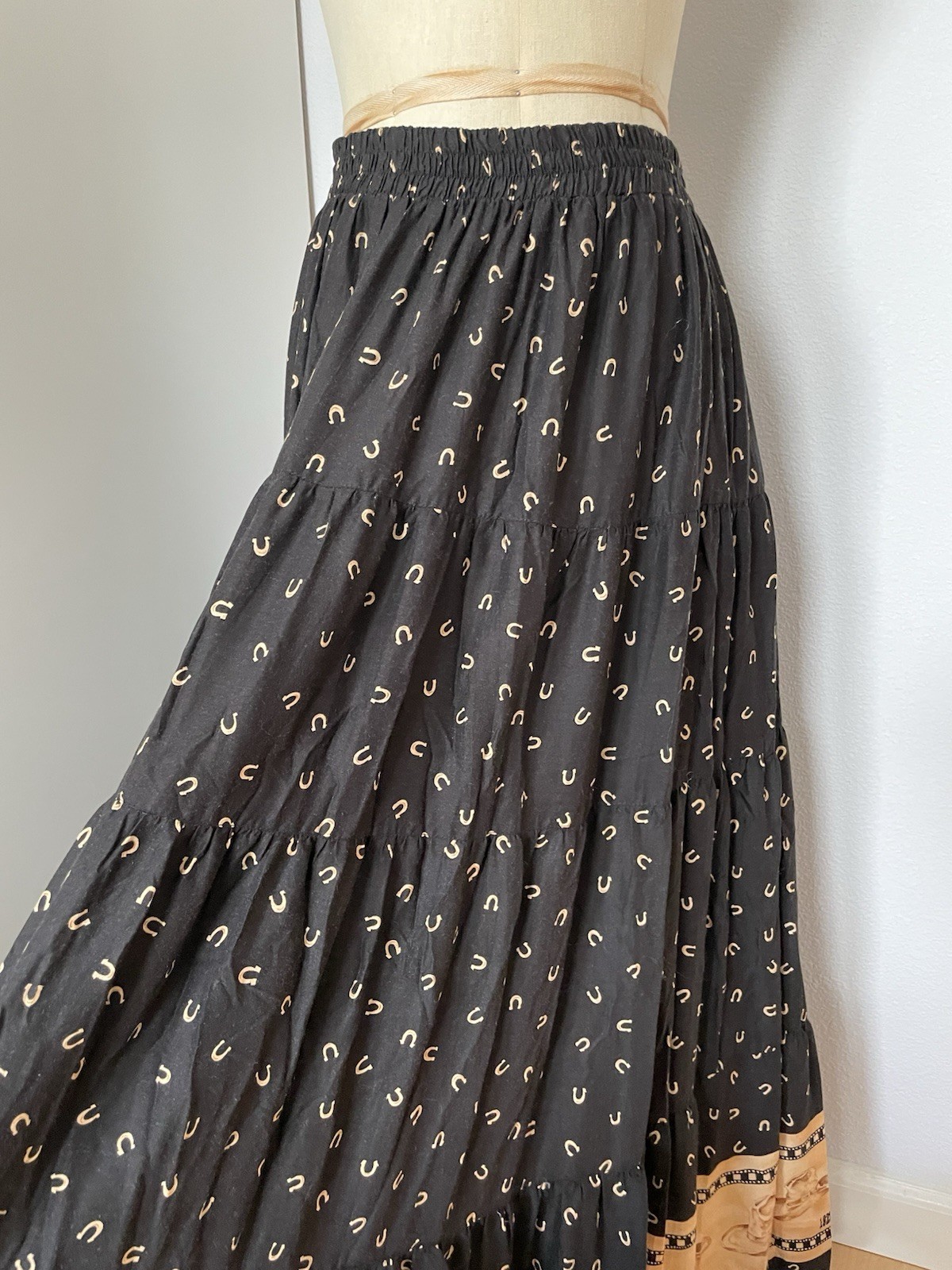 Vintage 90’s Roper Horshoe Cowboy Hat Skirt Country Western Large Cowgirl Rodeo